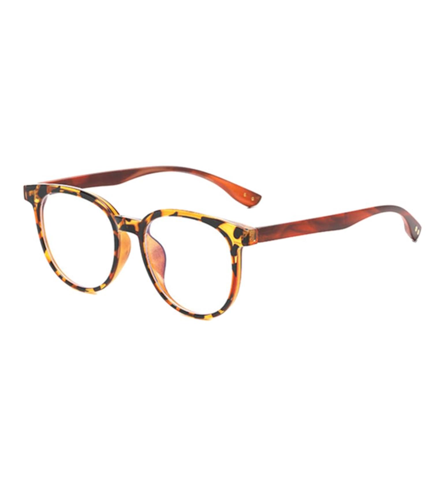 Buy Blue Light Blocking Glasses for Women & Men | Retro Round Tortoise Frame | Computer & Reading Glasses 3.25x - Buy Online on GoSupps.com