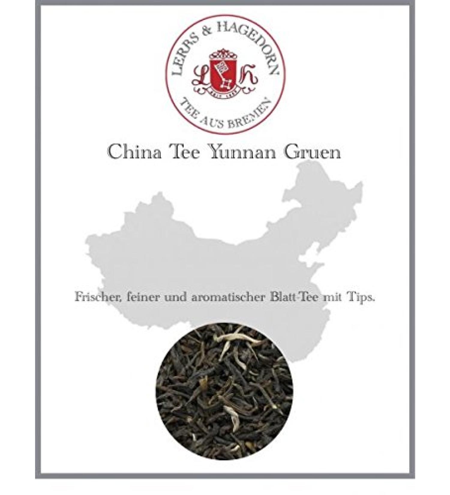  Lerbs & Hagedorn Chinese Y nnan Green Tea 1 kg - Buy Online on GoSupps.com