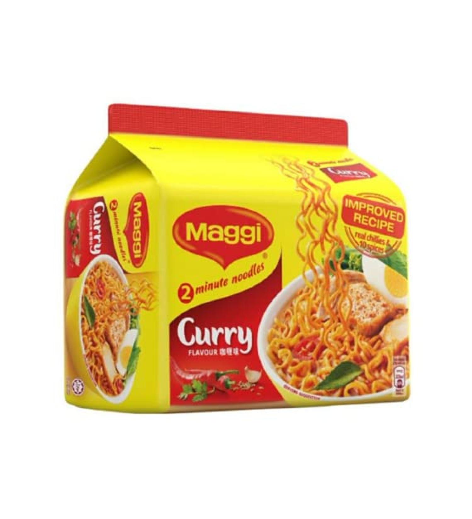 Maggi Instant Noodles Curry Flavour (5x78g) by Food Sanctuary