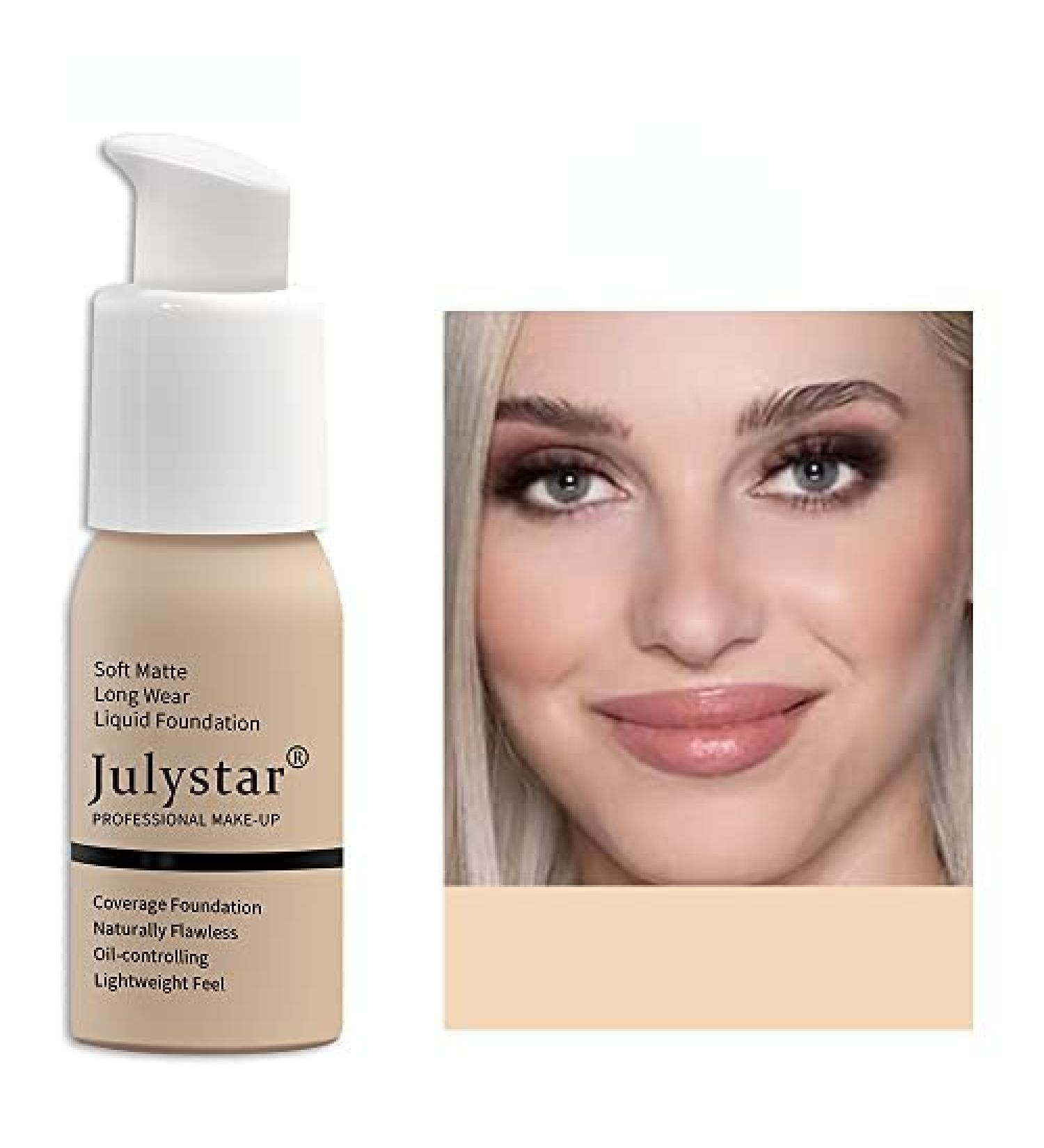 Julystar Oil control foundation cream foundation concealer foundation liquid foundation lasting without makeup (02#) - Buy Online on GoSupps.com