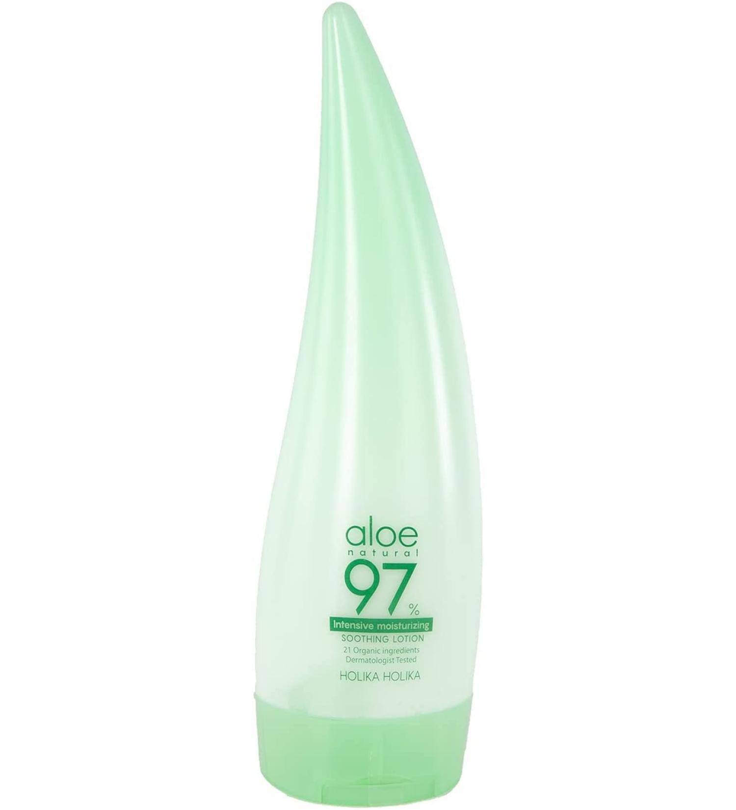 HOLIKA HOLIKA Aloe 97% Soothing Lotion 8.11 fl.oz - Hydrating and Calming Skincare - Buy Online on GoSupps.com