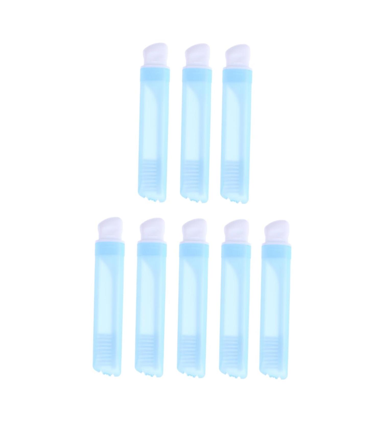 Mobestech 8pcs Foldable Toothbrush Set | Soft Bristles & Portable Travel Case | Ideal for International Shipping - Buy Online on GoSupps.com