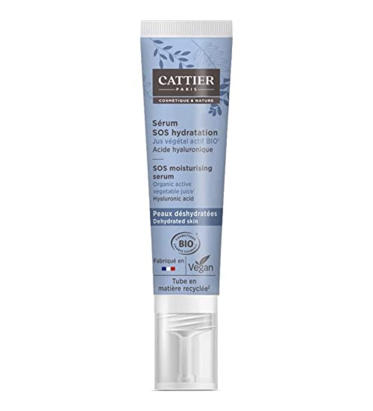 Cattier SOS Hydration Serum for Dehydrated Skin Organic 30 ml - Buy Online on GoSupps.com