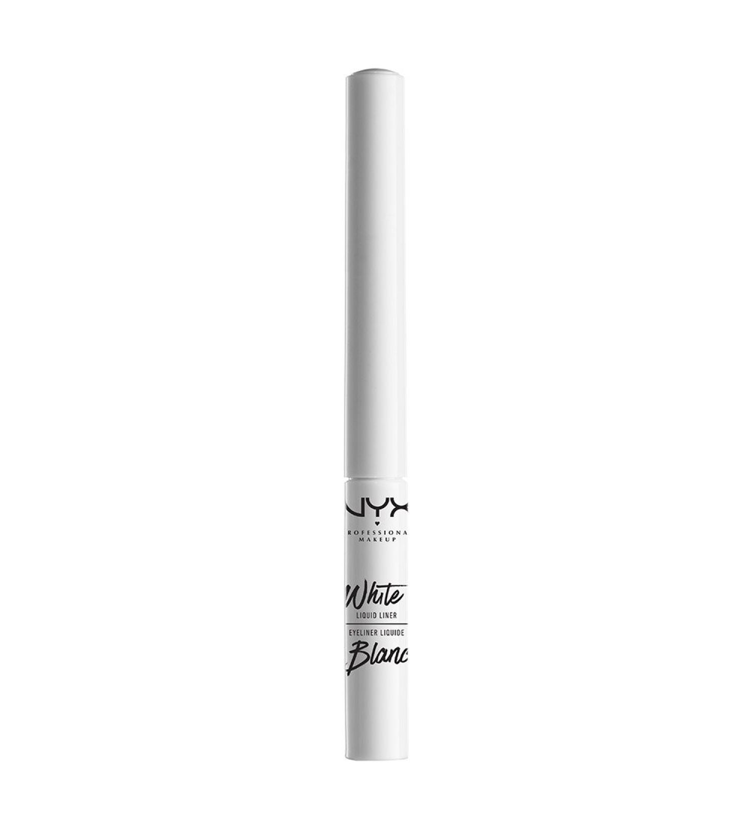 Buy NYX Liquid Eyeliner White 2ml - Long-Lasting Waterproof Eyeliner for Flawless Looks | International Shipping - Buy Online on GoSupps.com