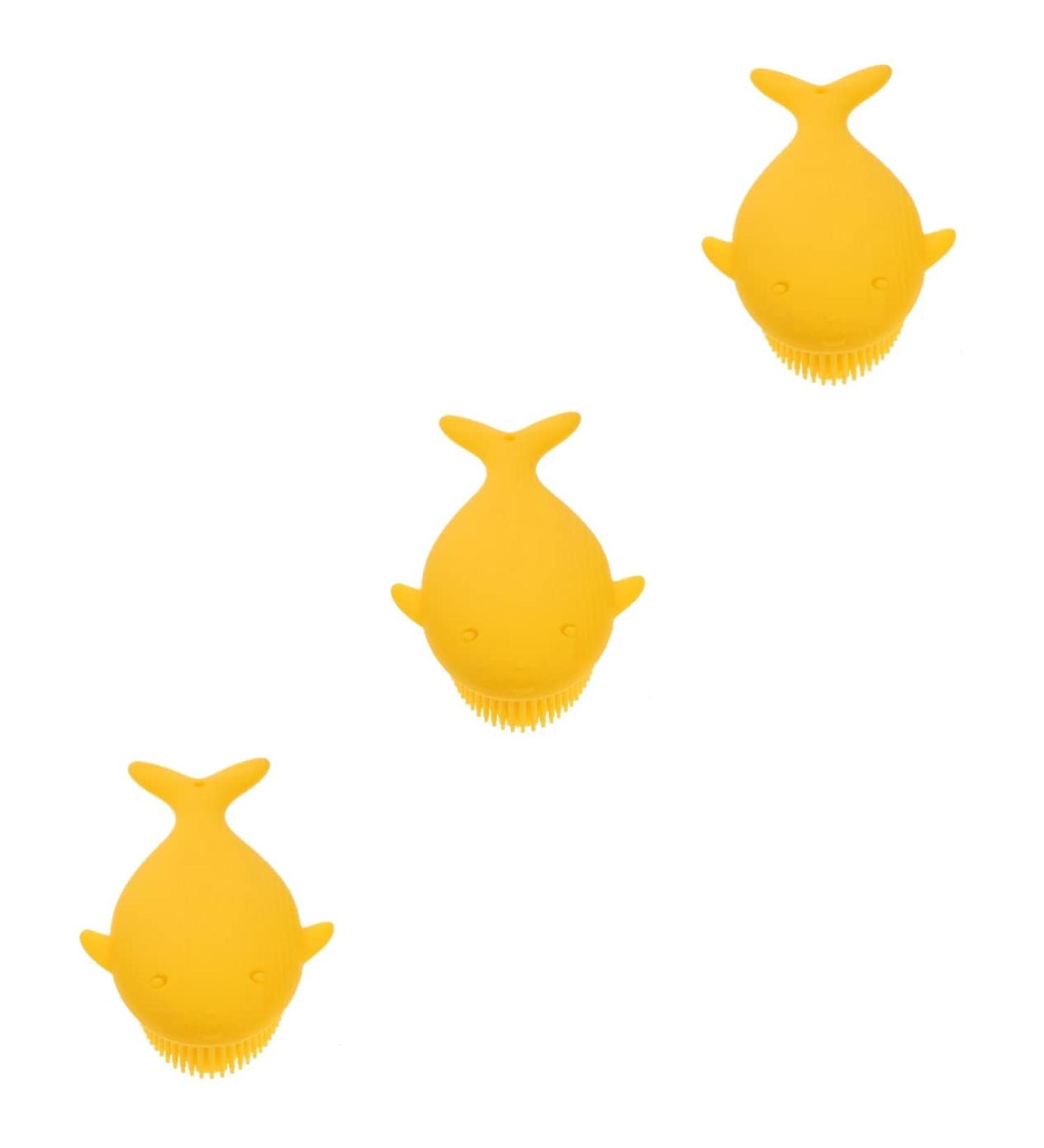 FOMIYES 3pcs Silicone Body Massager & Hair Brush Set | Skin Care & Baby Bathing Tools - Buy Online on GoSupps.com