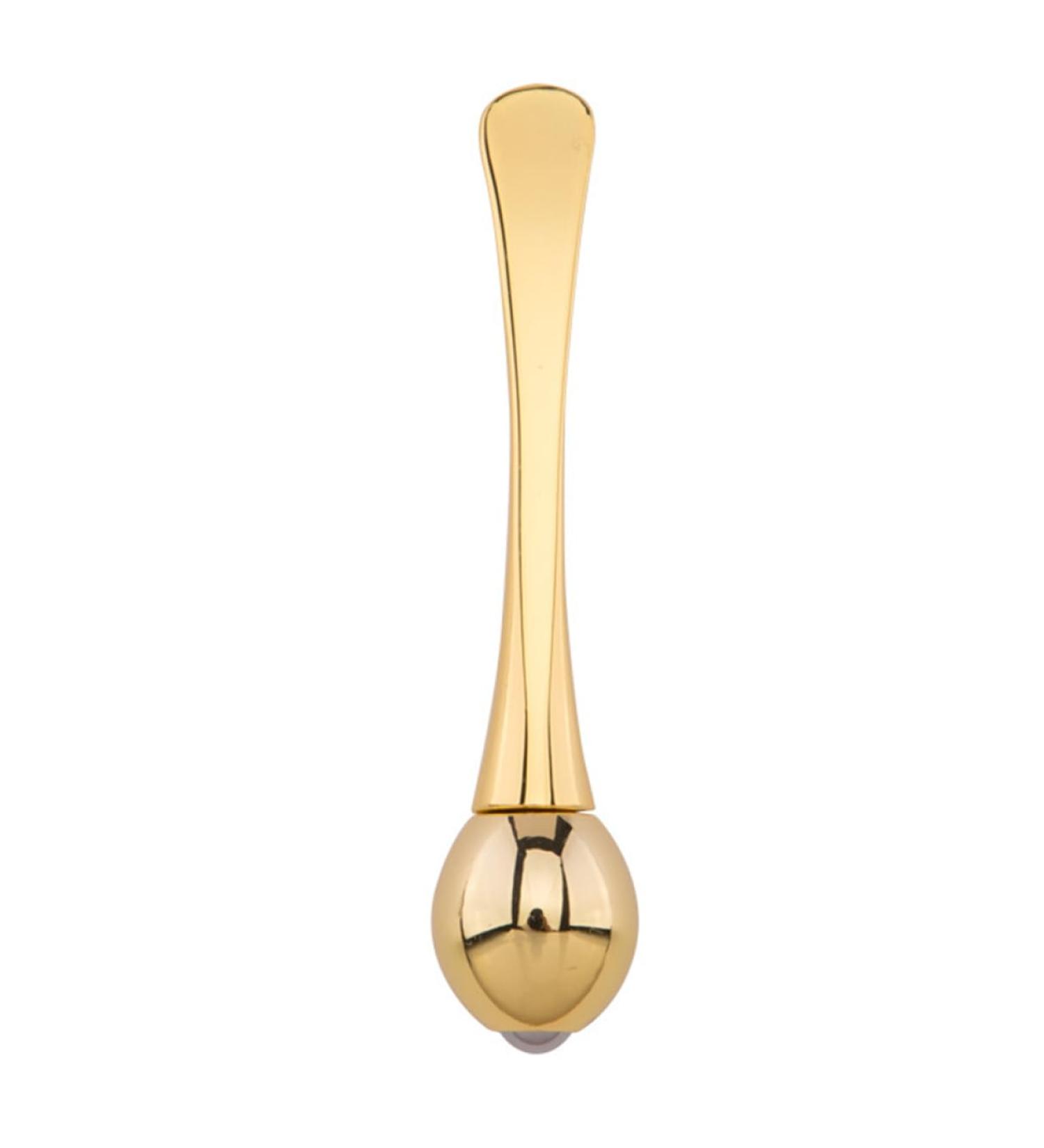 Eye Cream Applicator - Anti-Aging Zinc Alloy Beauty Stick | Gold Face Massager Roller for Skin Care - Buy Online on GoSupps.com