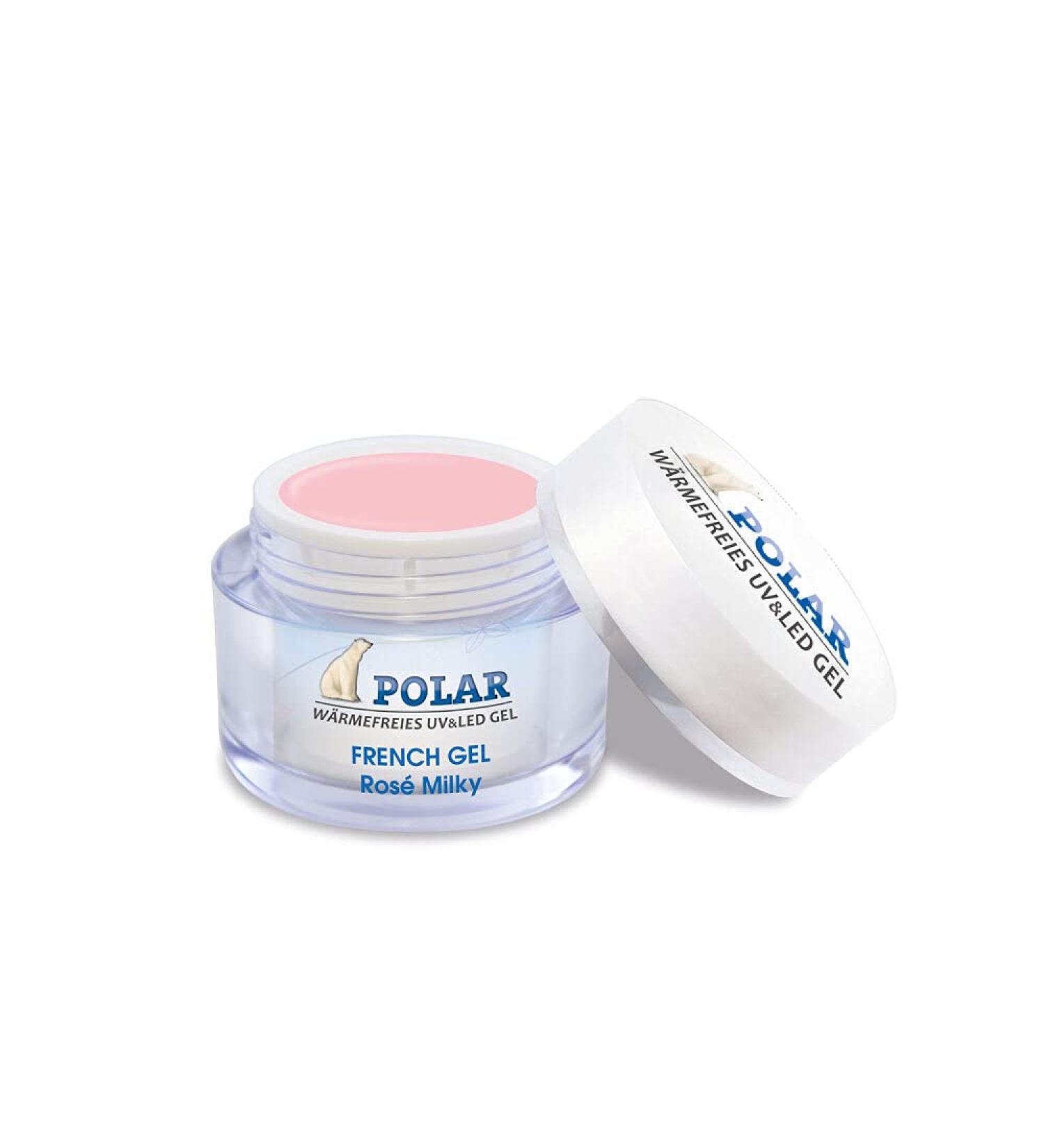 Buy French Gel Polar Ros Milky 5ml - Premium Quality Gel for Perfect Nails | International Shipping Available - Buy Online on GoSupps.com