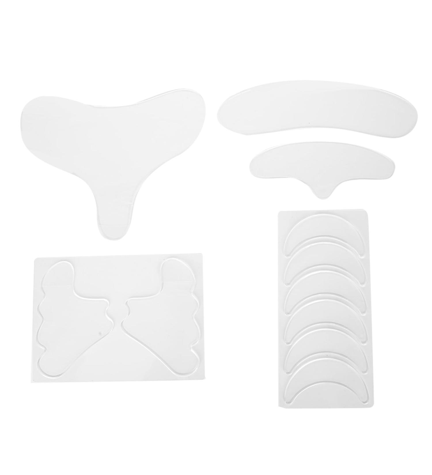Face Anti Wrinkle Stickers Silicone Reusable Anti Wrinkle Stickers Eye Forehead Neck Chest Stickers - Buy Online on GoSupps.com