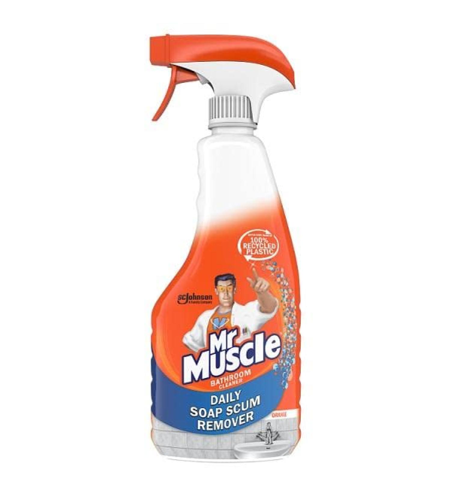 Mr Muscle Daily Soap Scum Remover Bathroom Spray 500ml x 10 pack