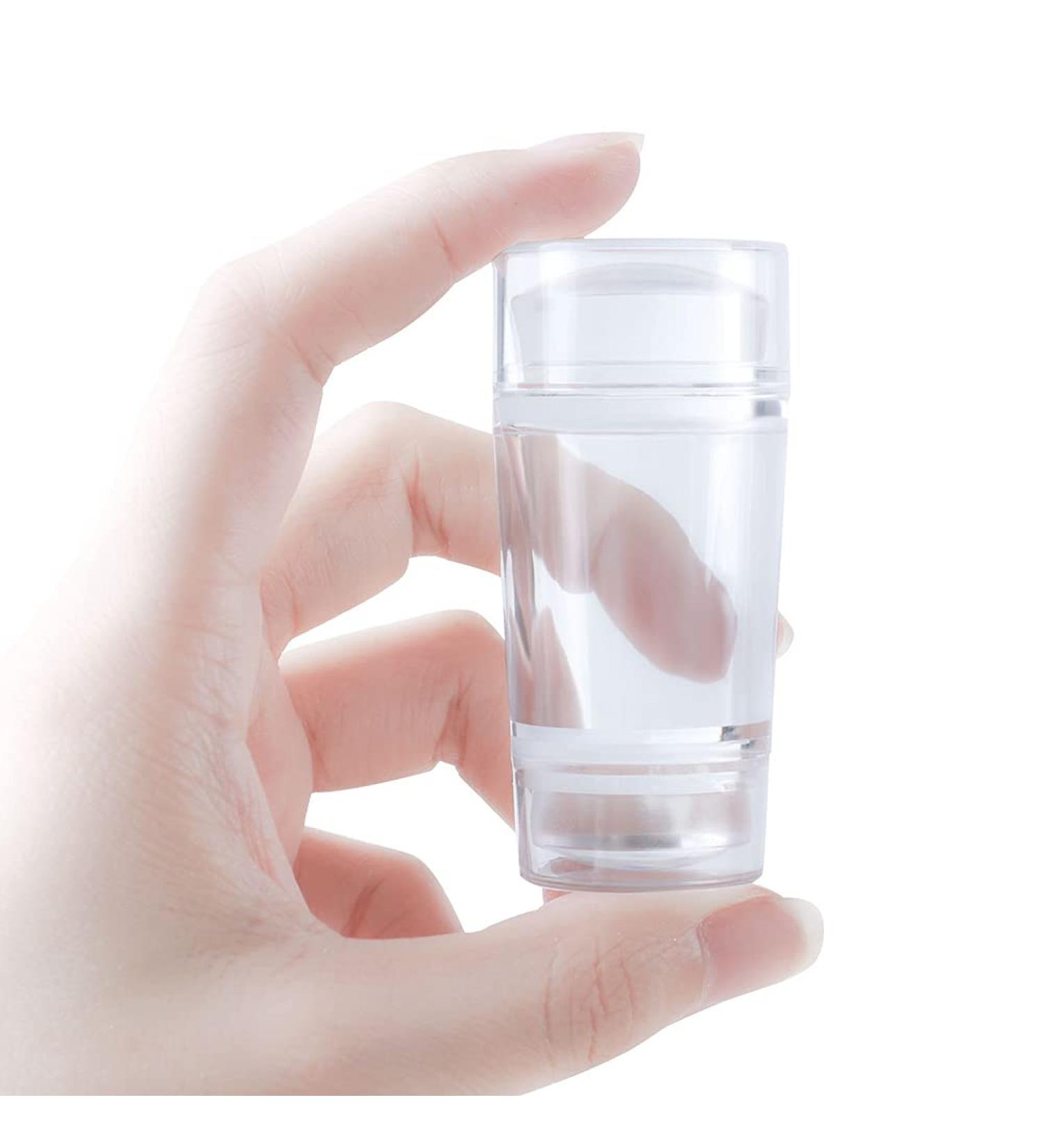 Buy Silicone Nail Art Stamp & Container - Manicure Tools for Perfect Stamped Nails | Eco-Friendly & Durable - Buy Online on GoSupps.com
