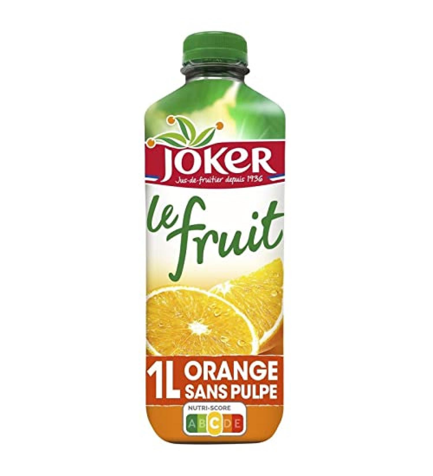 JOKER - The Orange Fruit Without Pulp 1L - Pack of 4 - Special Offer - Buy Online on GoSupps.com