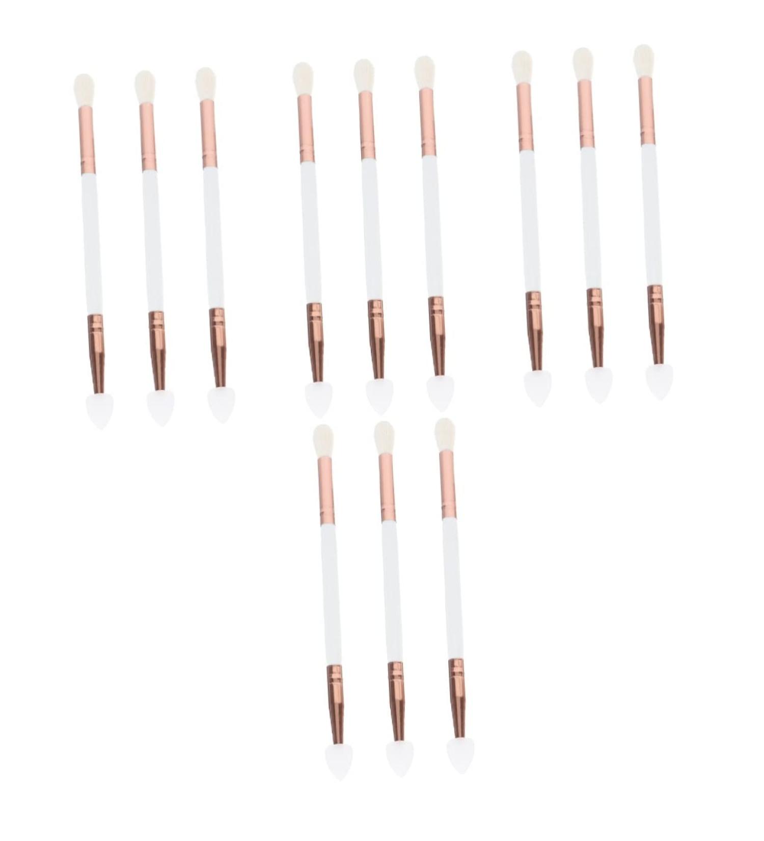 Beatifufu 12 Pcs Eye Shadow Brush Makeup Applicators Lipstick Applicator Brush Eye Shadow Makeup Tool Face 15x0.5cmx4pcs Assorted Colorx4pcs - Buy Online on GoSupps.com