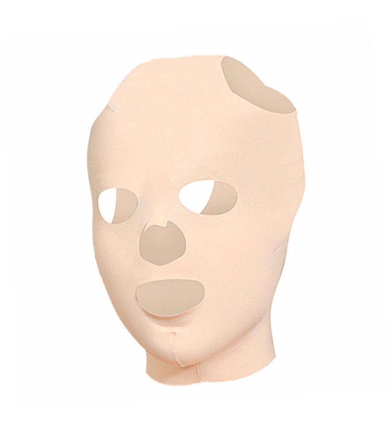 Beatifufu 1pc Thin Makeupcover Chin Cheek Skin Lifting Full Band Cheek Protruding Ear Corrector Sleepmask Double Chin Strap 50% Nylon - Buy Online on GoSupps.com