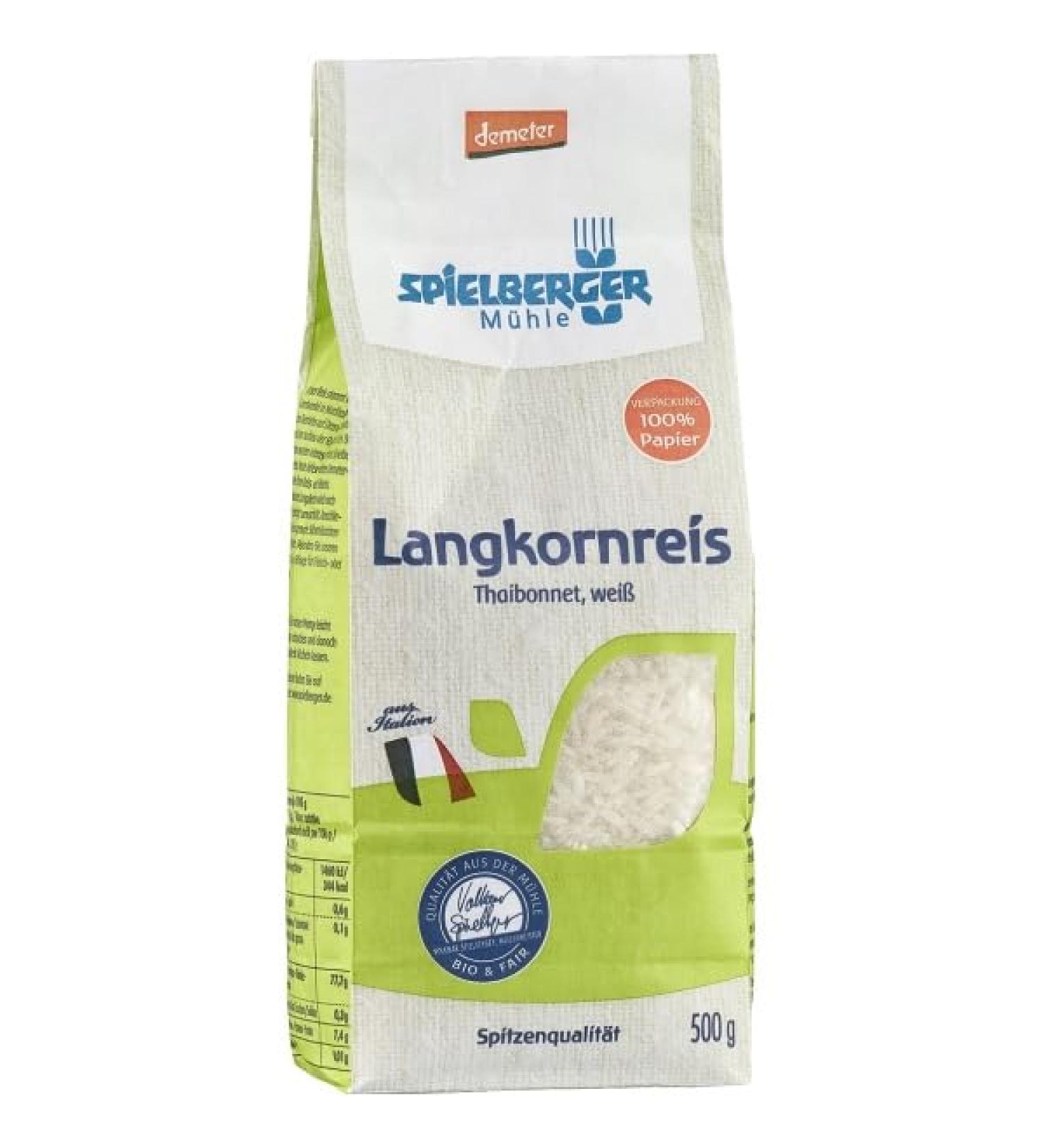 SPIELEBERGER Spielberger Thai Long Grain White Rice (500g) - Organic