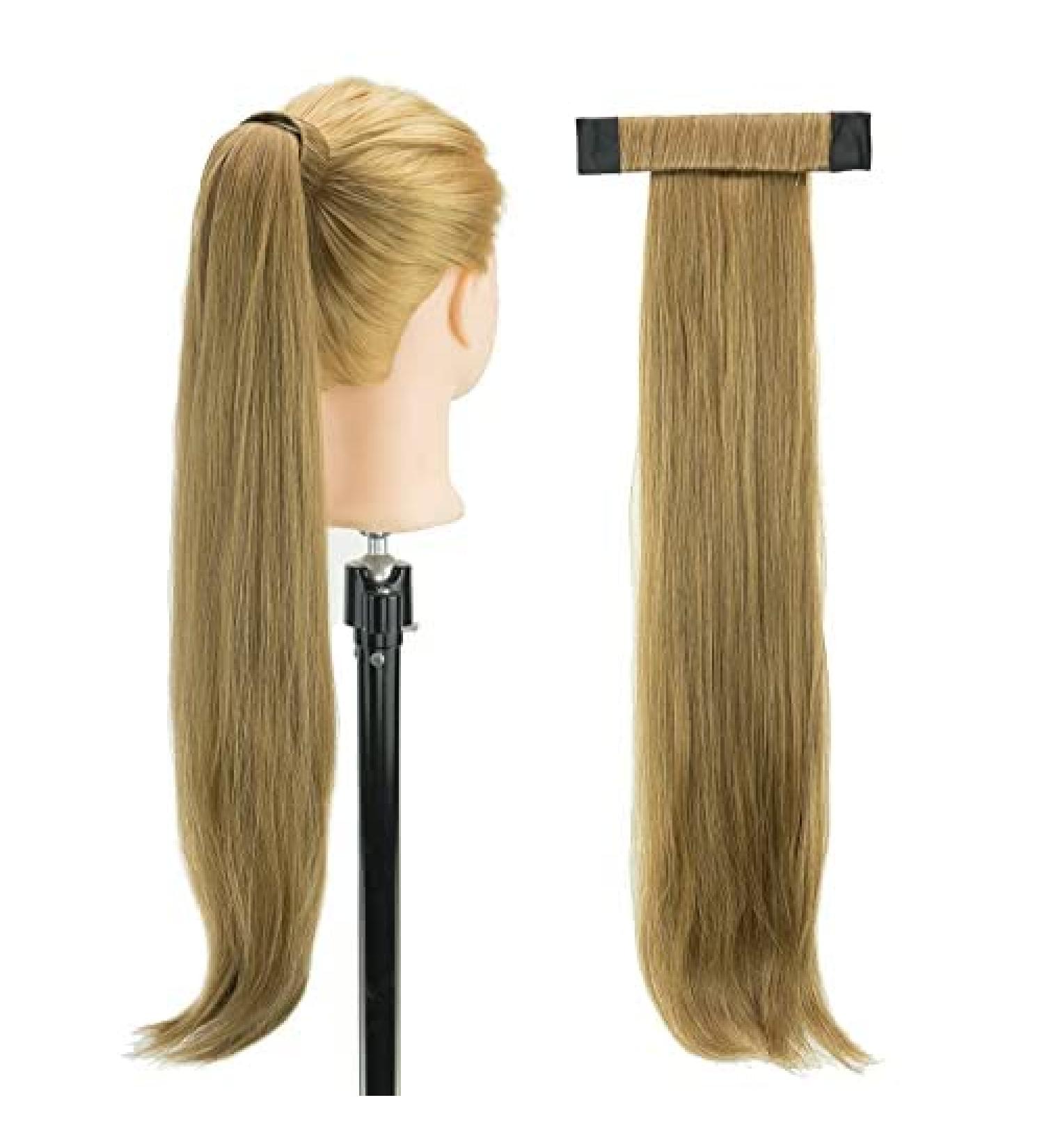 IMISSU Novelly Design Long Wavy Pony Tail Hair Extension Hair Ponytails Hairpieces with Flexible Headband (Copper)