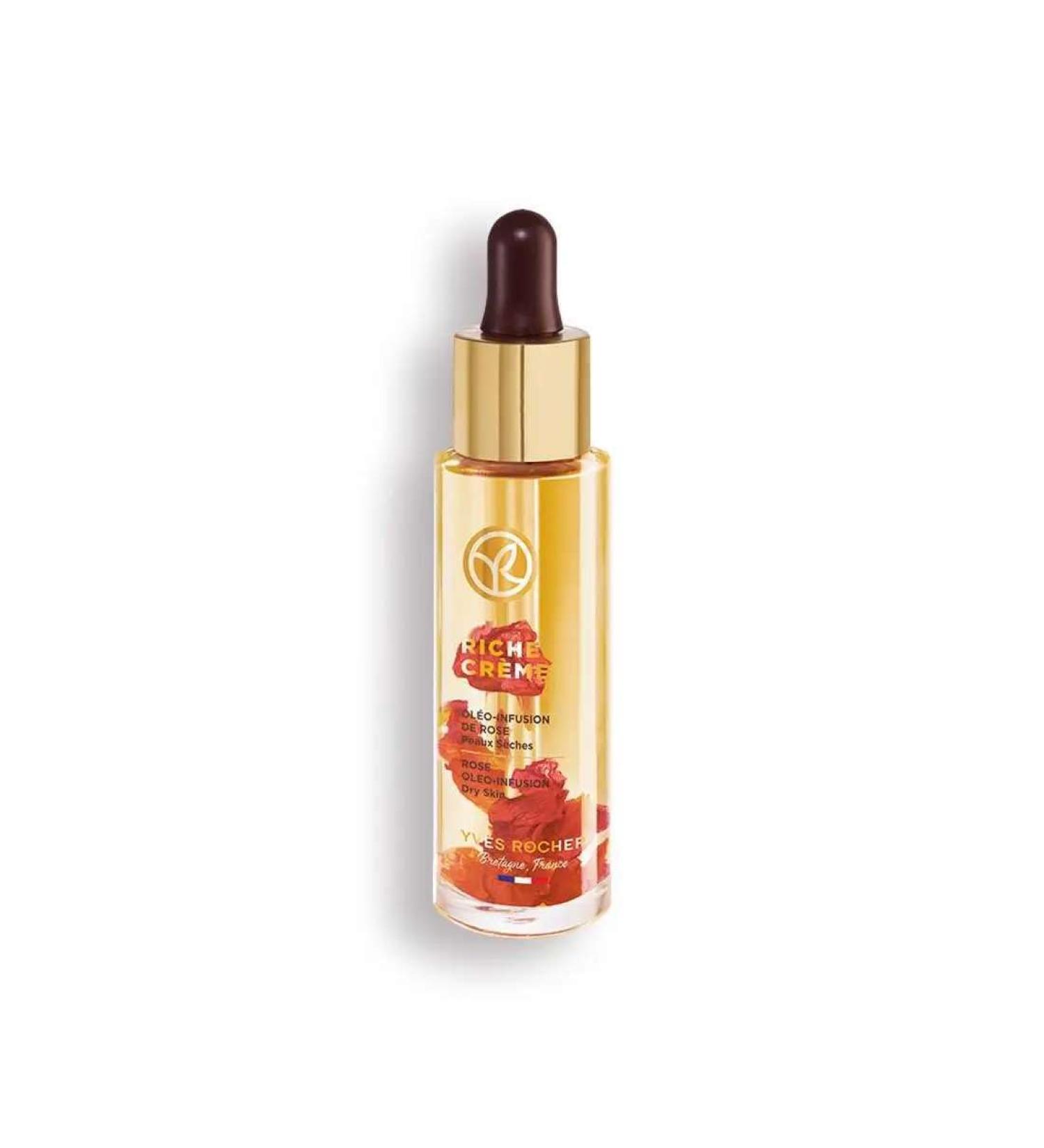Yves Rocher Riche Creme Oleo - Infusion Hydrating Serum with Natural Rose Petals | 30 ml - Best International Shipping - Buy Online on GoSupps.com