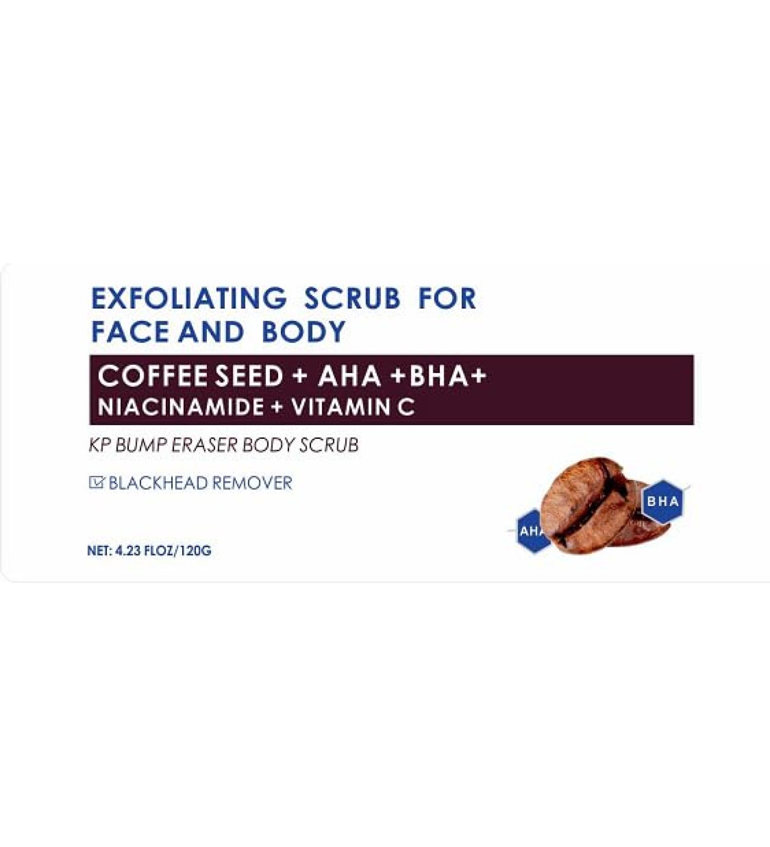 AOPEIBOTO Coffee Exfoliating Face Scrub 4.23 fl.oz/120g