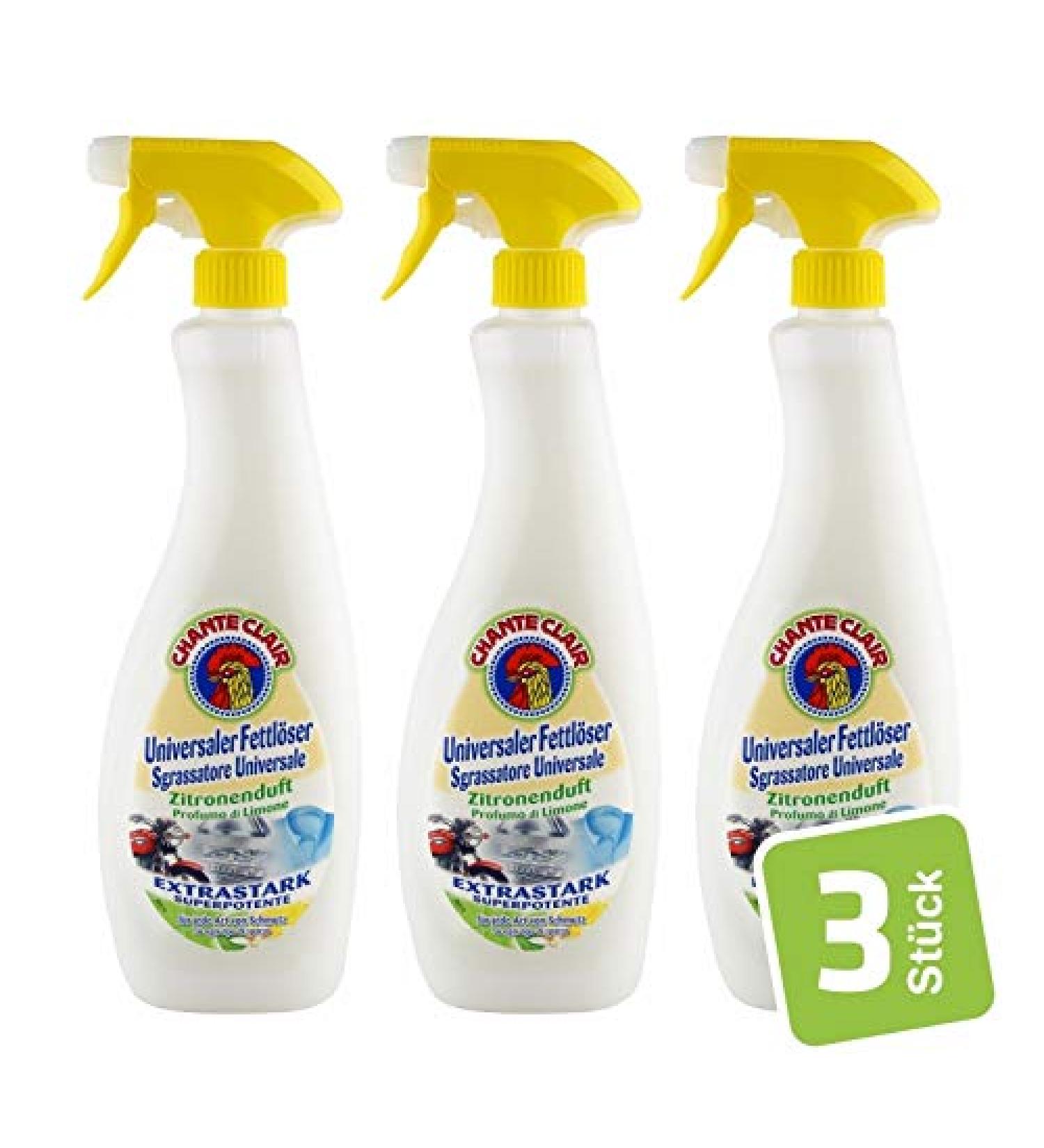 Chante Clair Universal Degreaser Lemon Scent 750 ml Pack of 3