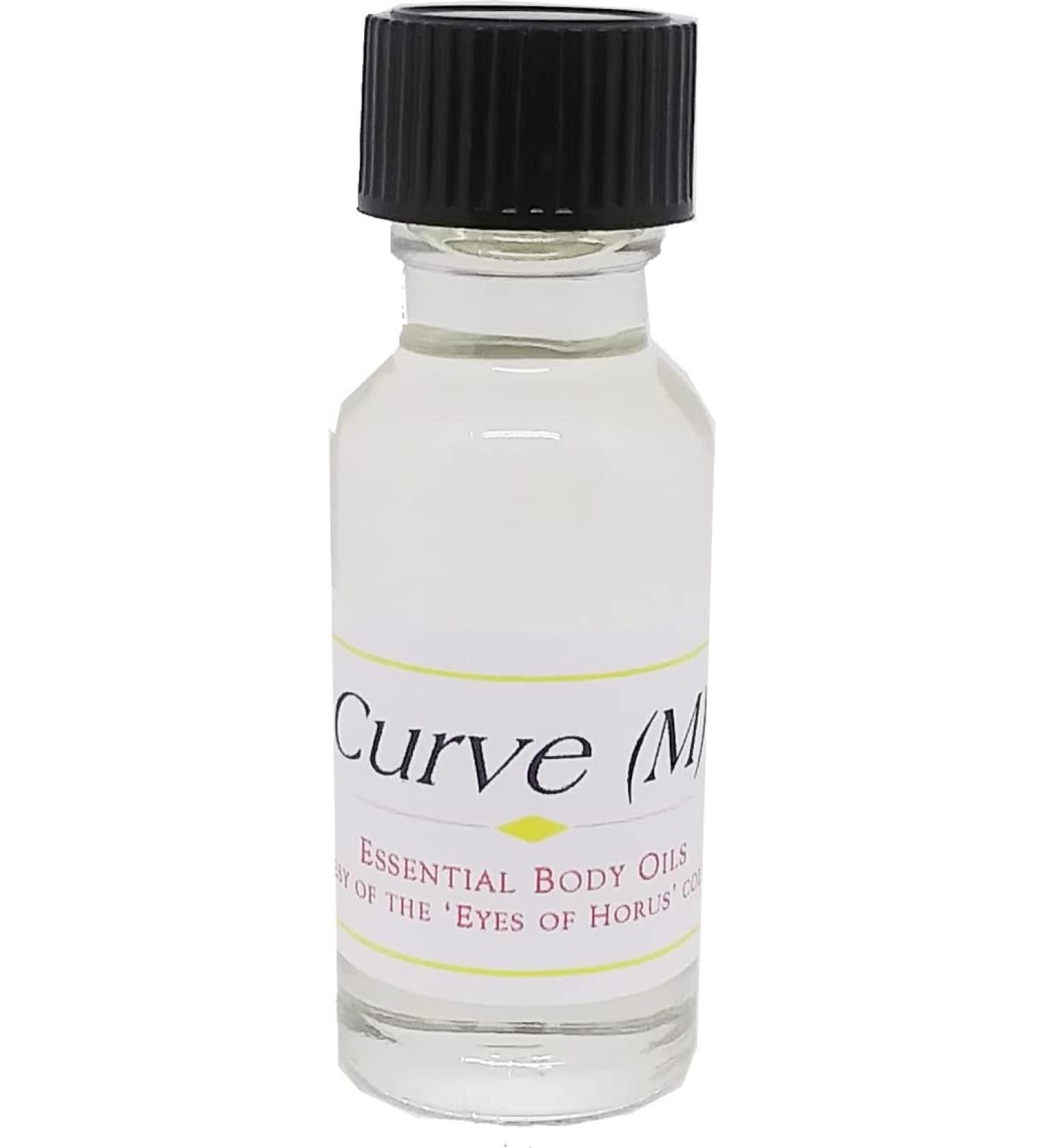 Curve - Type LC For Men Scented Body Oil Fragrance Regular Cap - Clear - 1/2 oz. - ID#23456 0.5 Fl Oz (Pack of 1)