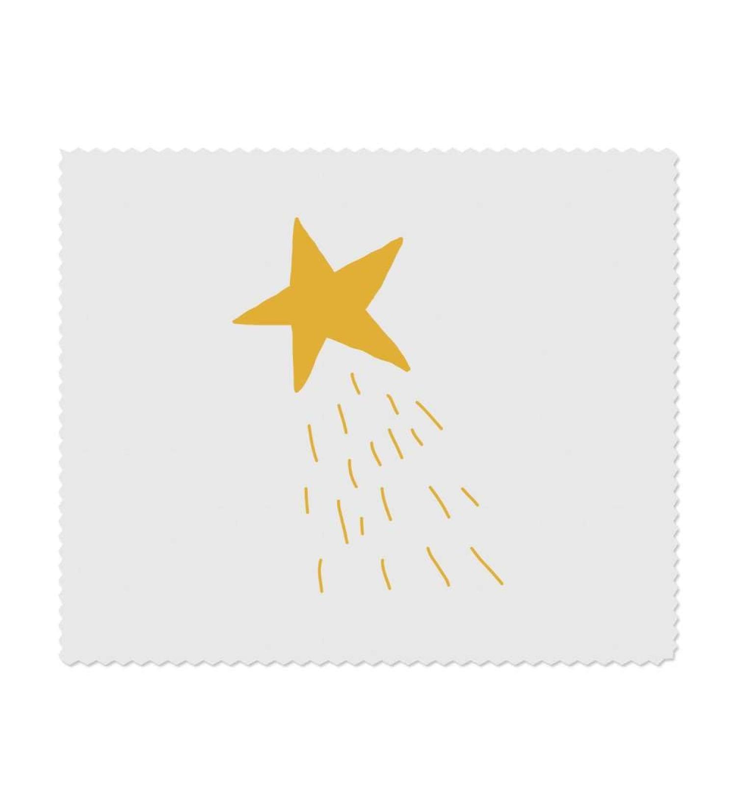 Buy 2 x 'Falling Stars' Microfiber Lens/Eyeglass Cleaning Cloths - Premium Quality Soft and Durable Ideal for Glasses & Screens - International Shipping Available - Buy Online on GoSupps.com