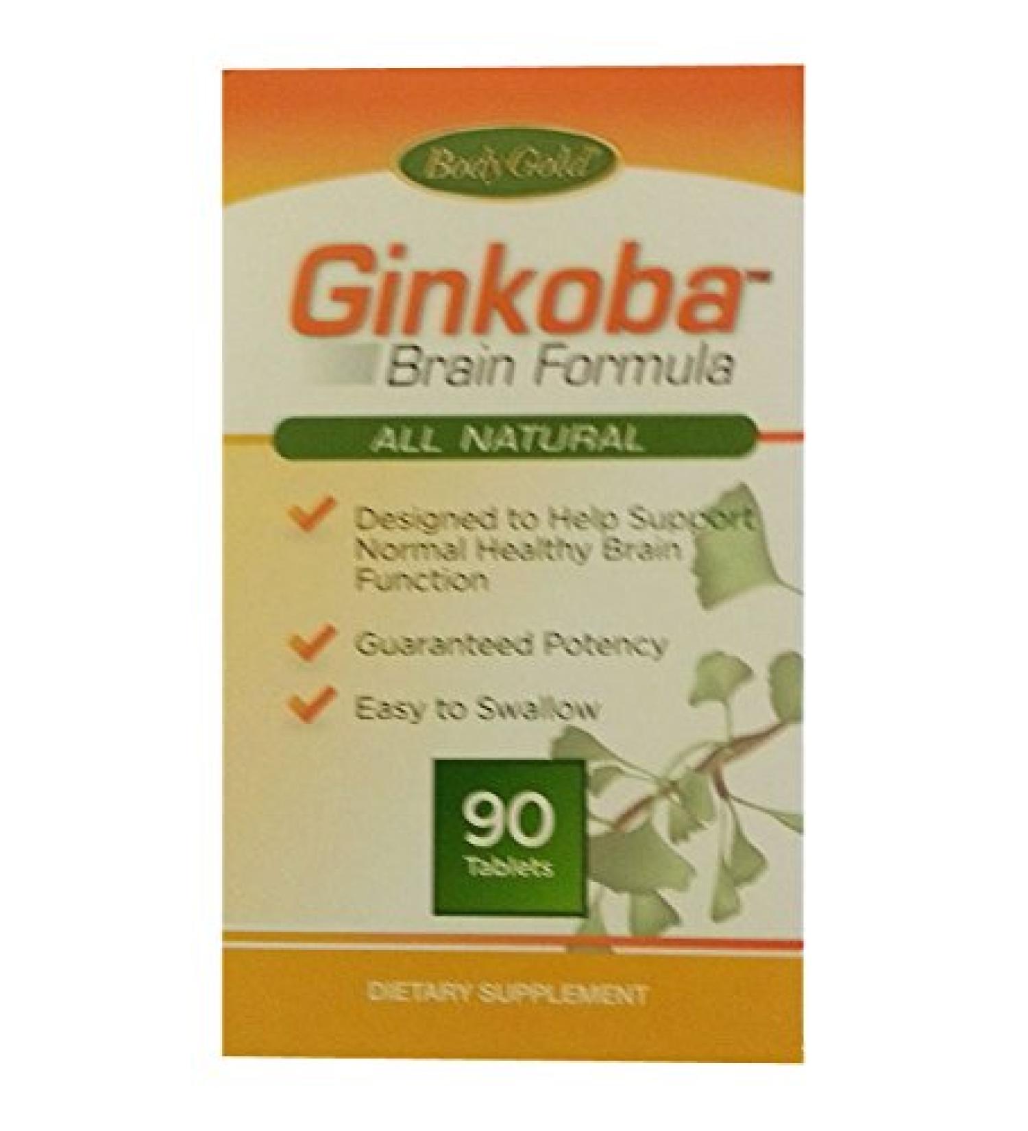 BodyGold Ginkoba Brain Formula 90 Tablets