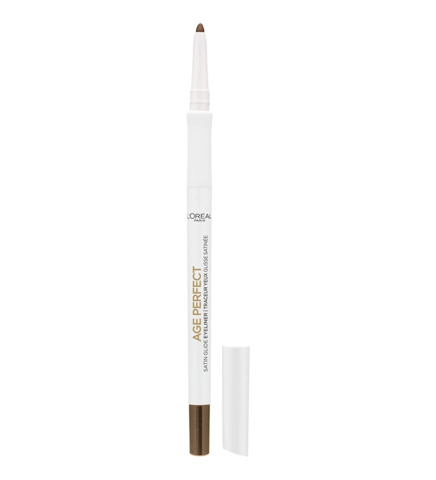 L'Or al Paris Age Perfect Satin Glide Eyeliner - Mineral Pigments, Brown - Buy Online on GoSupps.com