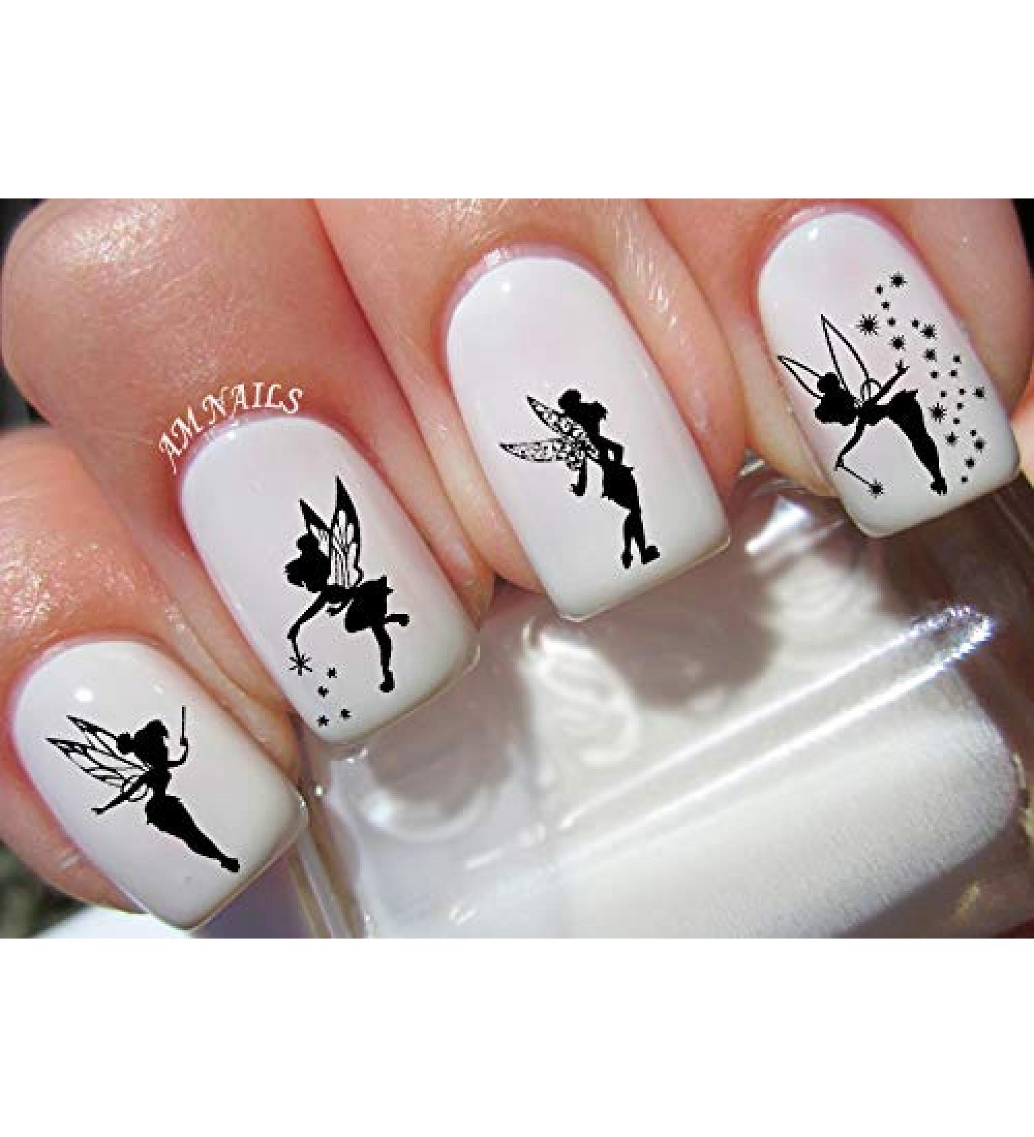 Tinkerbell Fairy Water Nail Art Transfers Stickers Decals - Set of 40 | A1216 - Buy Online on GoSupps.com