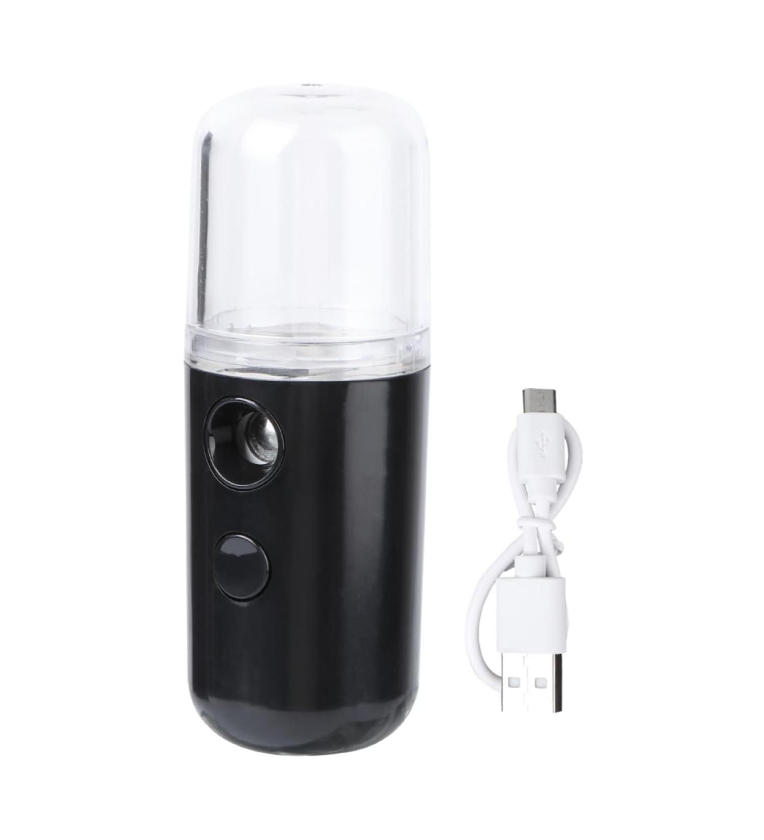 FOYTOKI 1pc Portable Humidifier Mist Sprayer Spray Humidifier Beauty Tool Face Steamer Creative Humidifier Face Humidifier Beauty Sprayer Skin Moistener Women Humidifier Plastic Humidifier 14.5X4CM Black - Buy Online on GoSupps.com