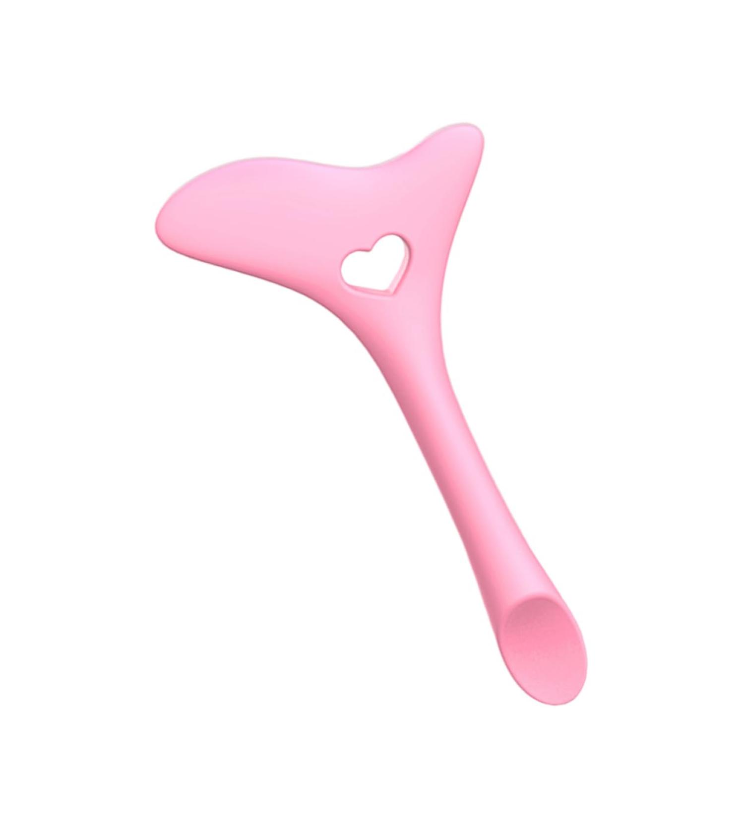 DOITOOL Eyeliner Aid Liquid Eyeliner Eyeshadow Silicone Molds Eyelash Mascara Face Cream Spoon Apply Make up 11.7X5.9CM Pink - Buy Online on GoSupps.com