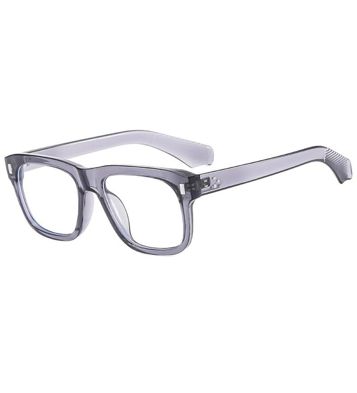 Blue Light Blocking Computer Readers - Comfort Eyewear for Men & Women | Anti Eyestrain +100 Gray Glasses - Buy Online on GoSupps.com