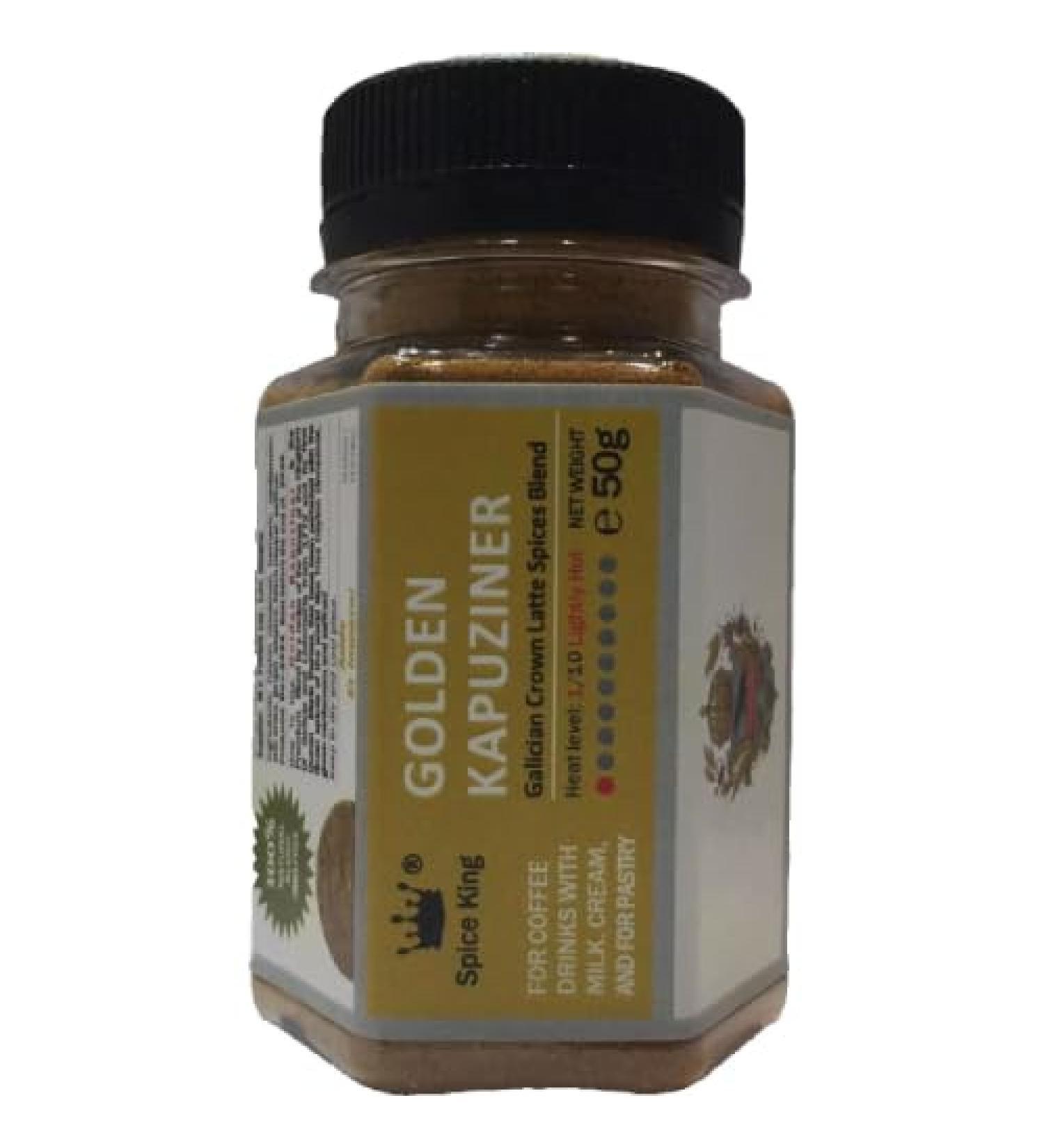 Spice King Golden Kapucipher Galician Crown Coffee Latte Spice Mix 50 g - Buy Online on GoSupps.com