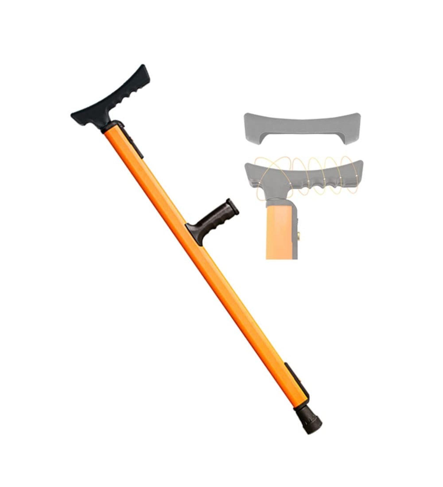 Medical Crutches Underarm Crutches - Heavy Duty Walking Sticks Ergonomic Economy Crutches Height Adjustable decorate Lucky Star Selfless dedication - Buy Online on GoSupps.com