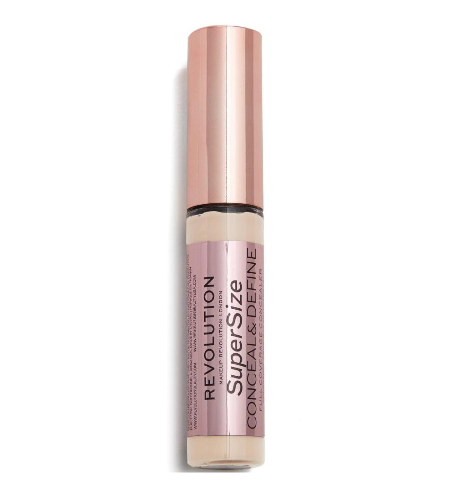 Makeup Revolution Conceal & Define Supersize Concealer C3 - 13g | Best International Shipping for Flawless Skin - Buy Online on GoSupps.com