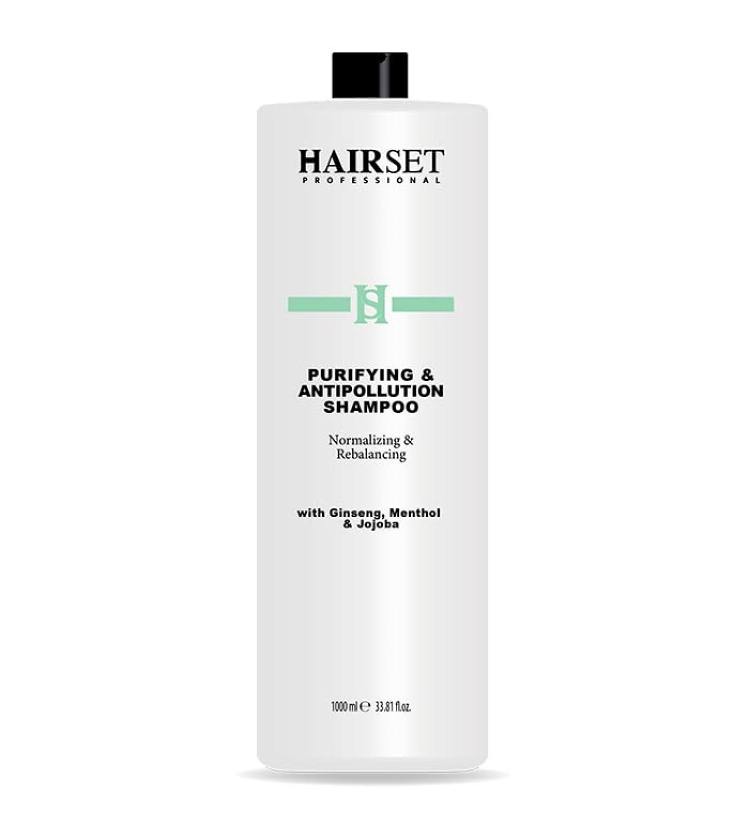 Hair Set Professional Hair Set Puryfing & Antipollution Shampoo 1000 ml Reinigend