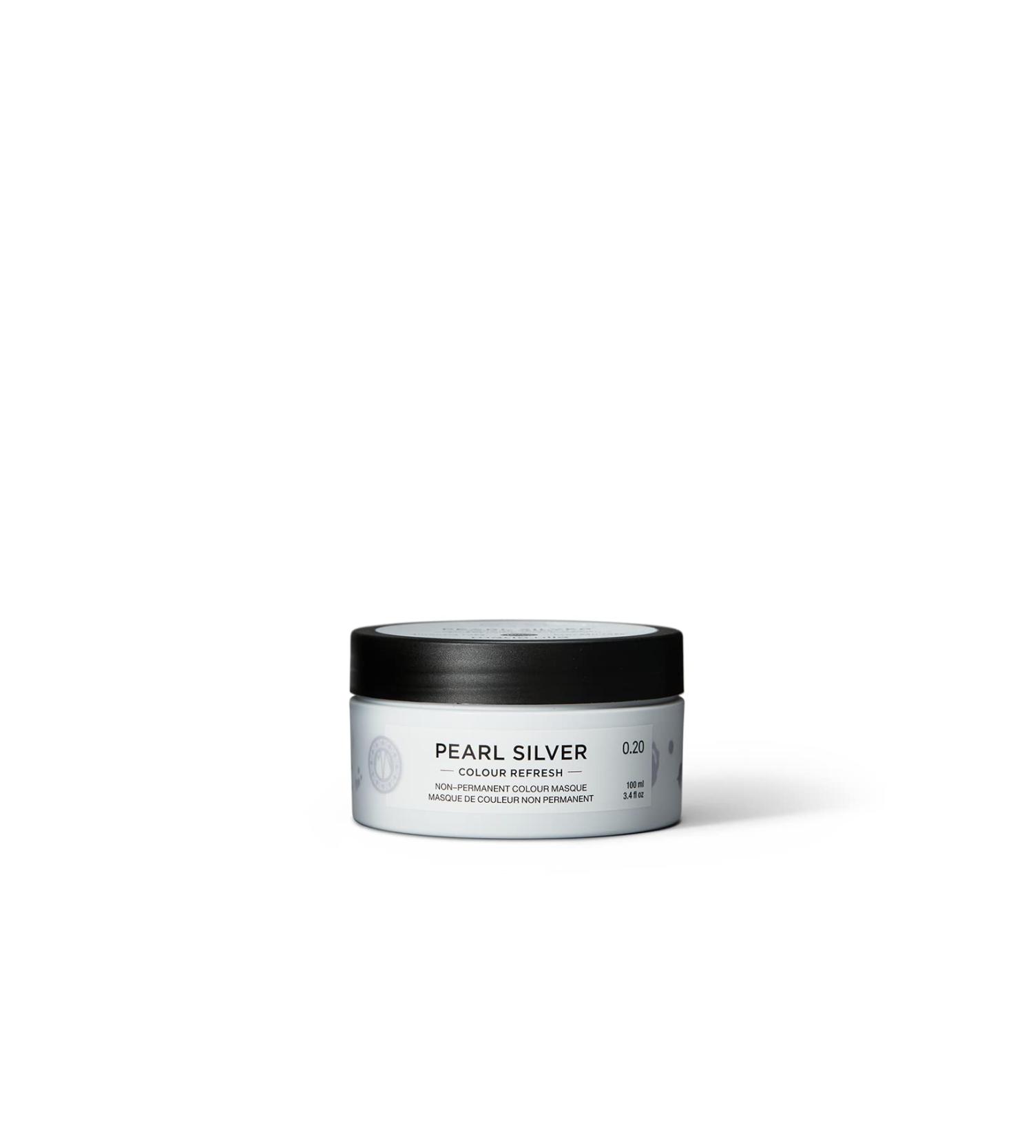 Maria Nila Colour Refresh Pearl Silver 100ml - Silver Violet Hair Mask | Vegan & Sulfate/Paraben-Free - Buy Online on GoSupps.com