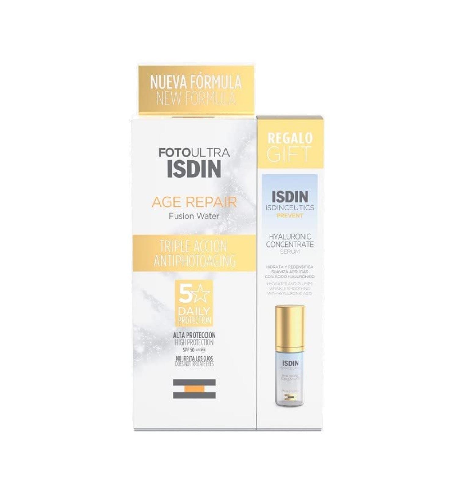 ISDIN PACK FU AGE REPAIR 50ML + HYALU CONC 5ML