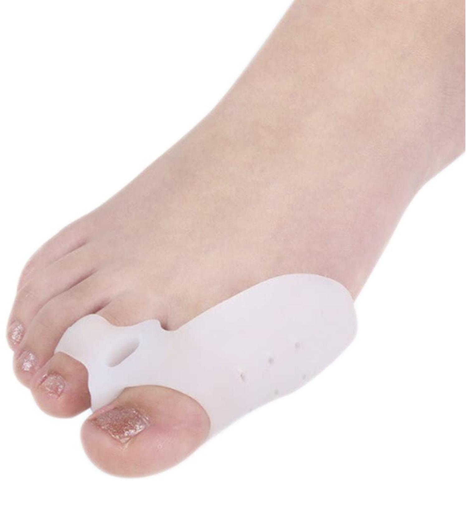 Bonvie.Shop 1 pair of silicone toe separators toe correction hallux valgus splint ball protection with air holes 001 quantity: 6 pieces
