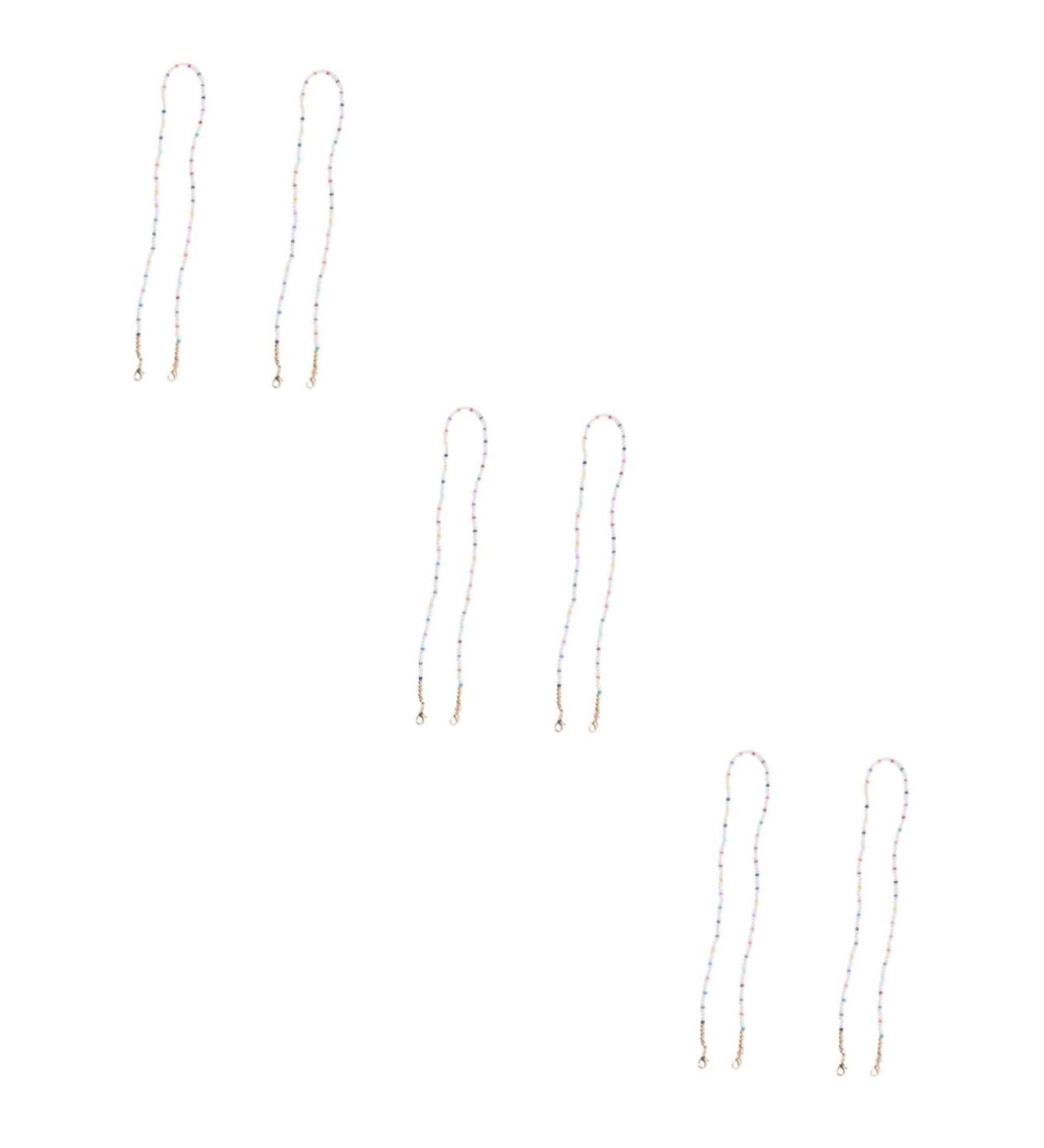 FOMIYES 6 PCS Non-Slip Mask Glasses Chain - Kids Lanyard Beads for Eyewear & Face Masks - Buy Online on GoSupps.com