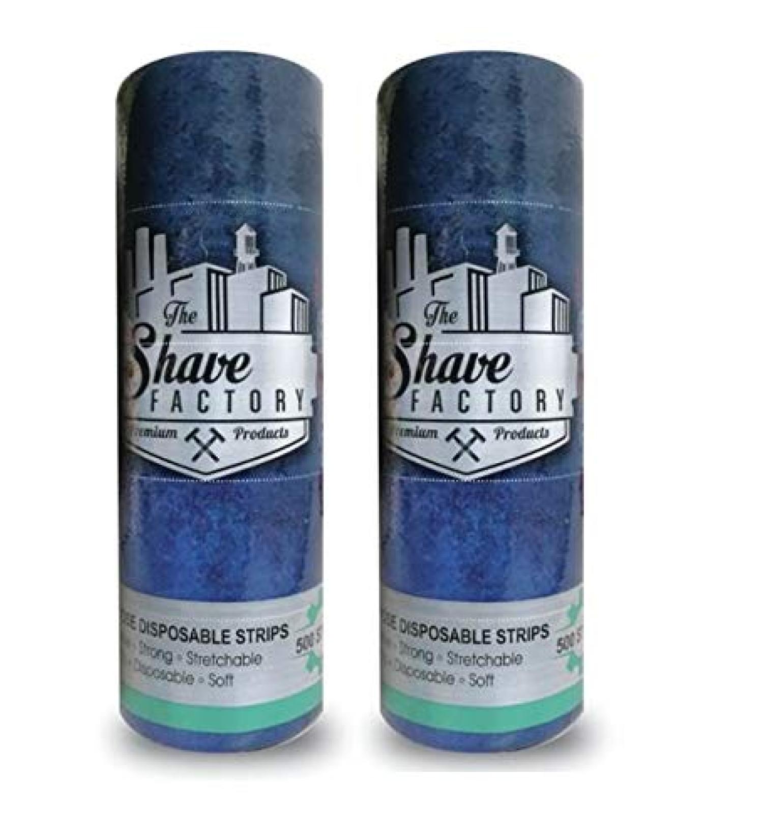 The Shave Factory Halskrause 500 pieces Neckpaper Neck Stripes |Barber Shop |Premium |Classic frills for a perfect hairdresser |Barber Halskrause (2 packs)