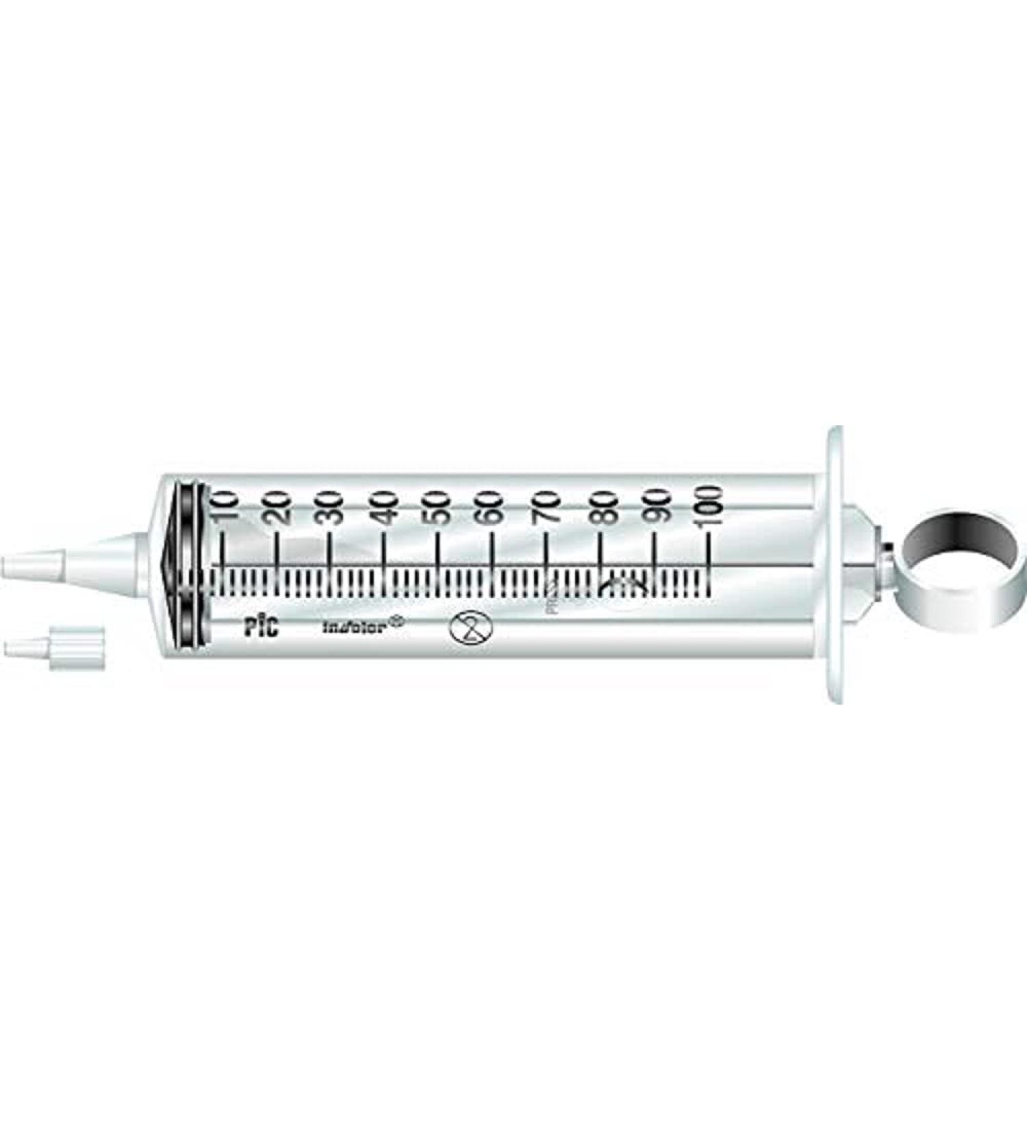 Pic Solution 02079003090500 Disposable Needle-Free Catheter Syringes 50 Pieces 50 ml Capacity