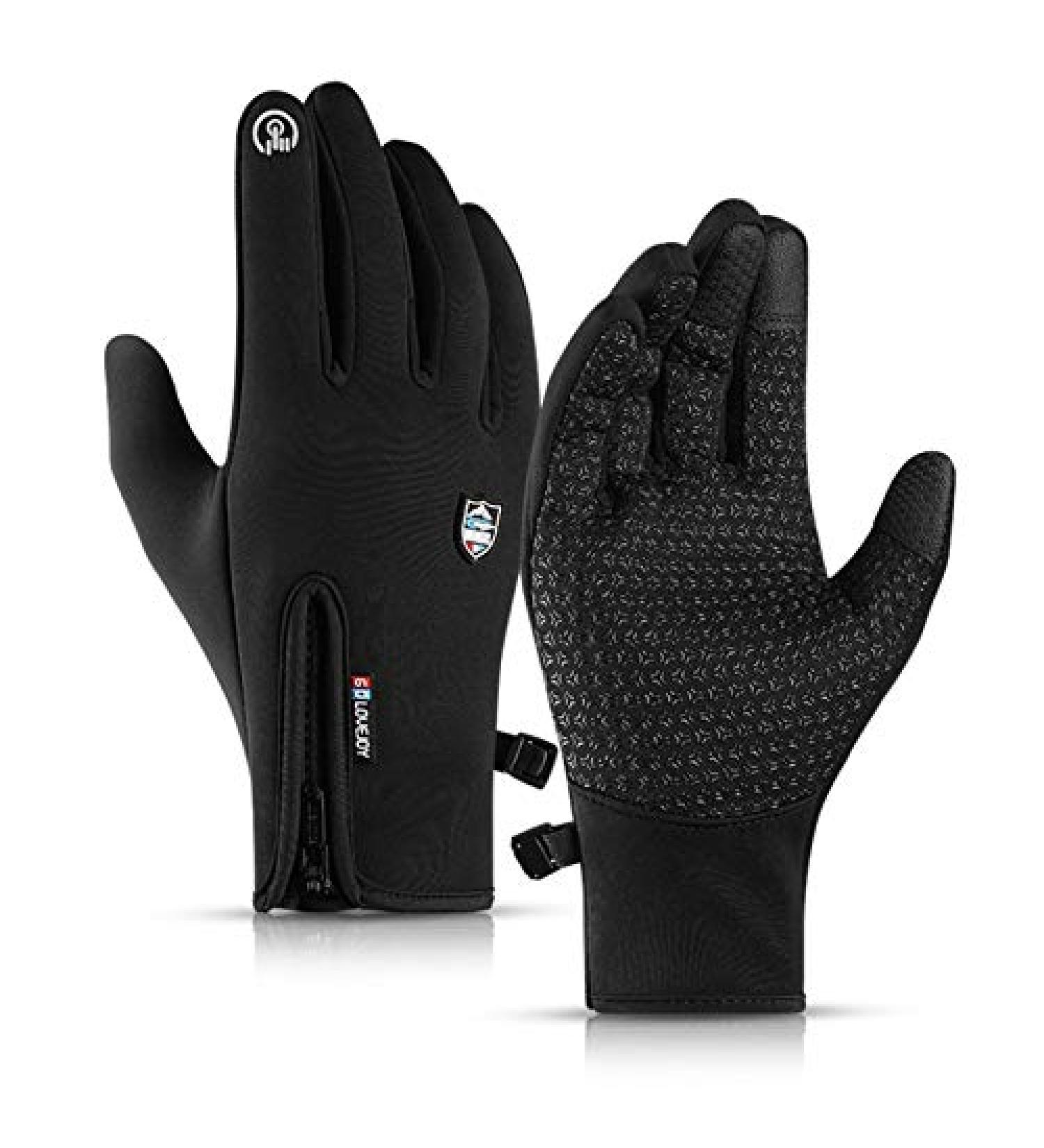 CURELIX Winter Gloves - Touch Screen Thermal Gloves for Men and Women - Cold Weather Gloves for Running, Cycling, and Driving - Black, Small - Buy Online on GoSupps.com