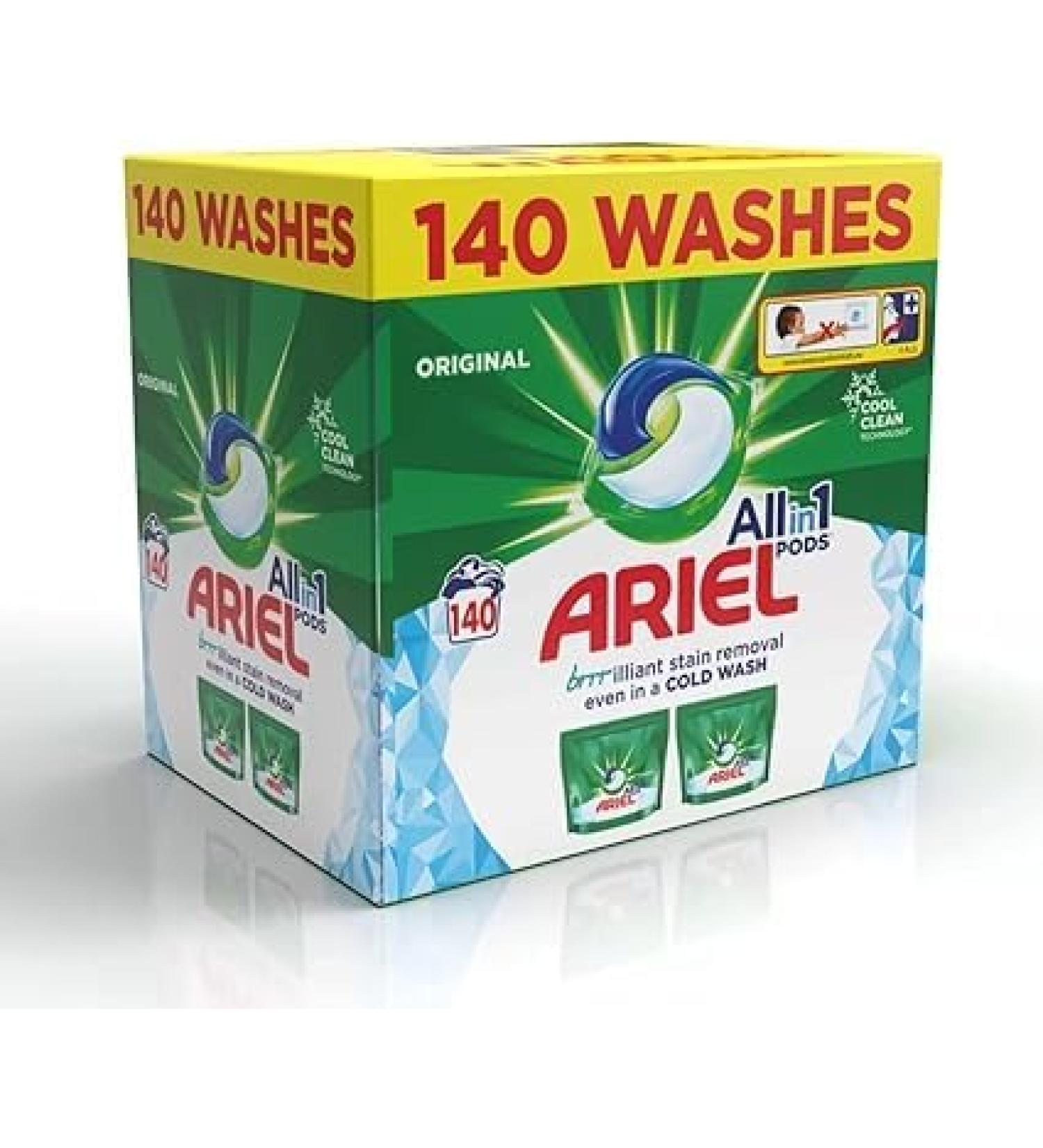 Ariel Pods 140 Wash 3.72kg By Shop4Less - Buy Online on GoSupps.com
