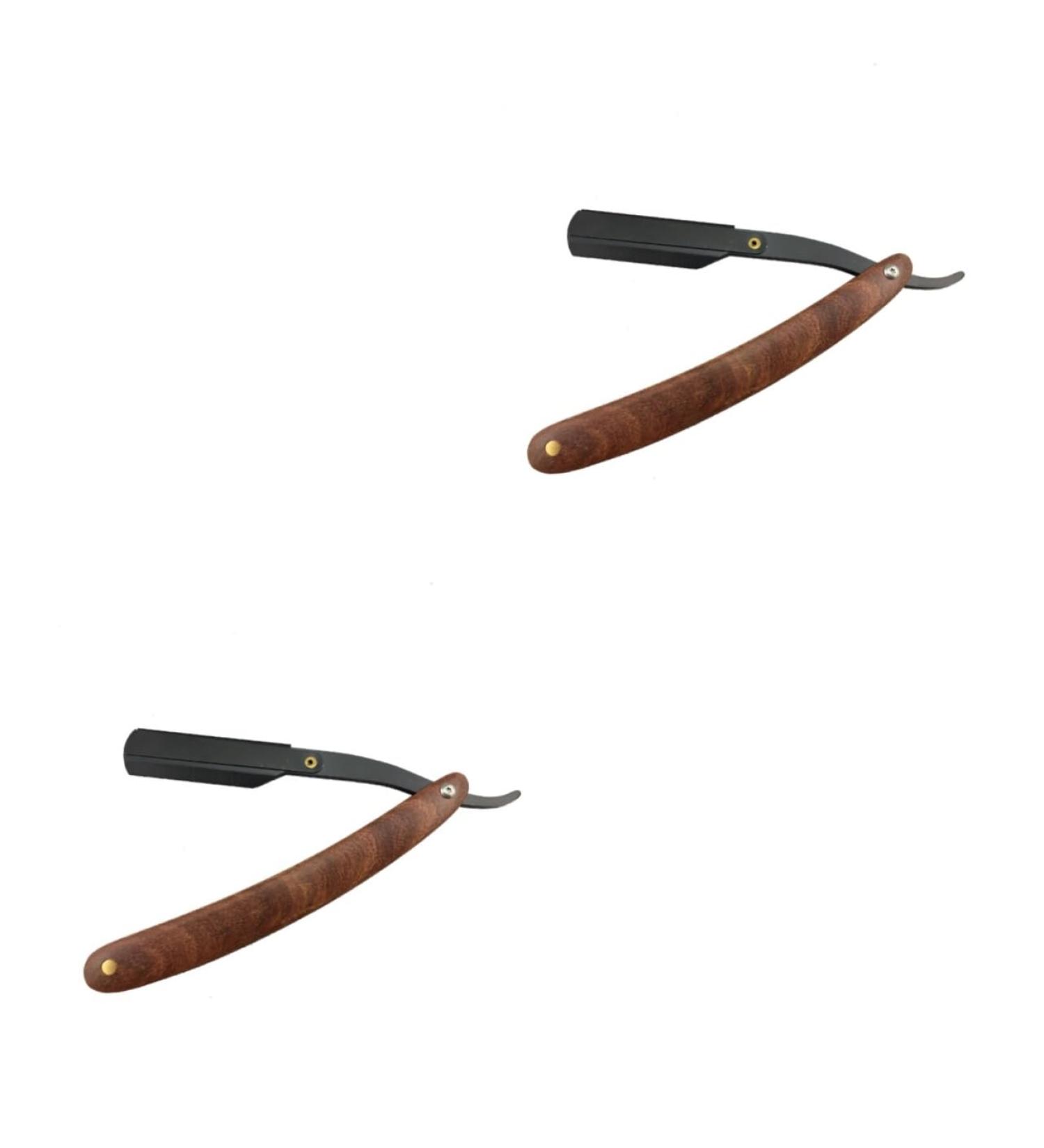 Frcolor 2-Pack Men's Razor | Premium Shaving Machines for Men | Durable Metal & Wood Design - Buy Online on GoSupps.com