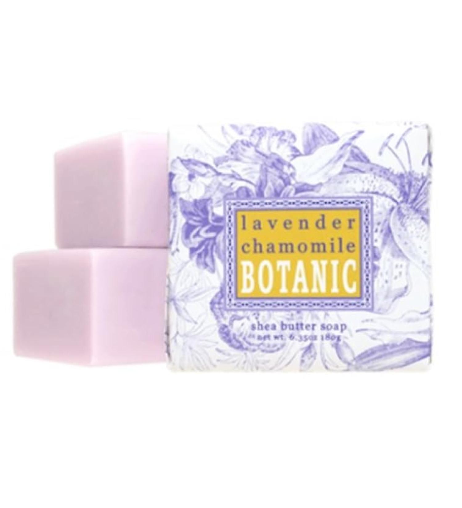 Greenwich Bay Set of 3 Botanical Soap Lavender & Chamomile Wrapped 6oz.