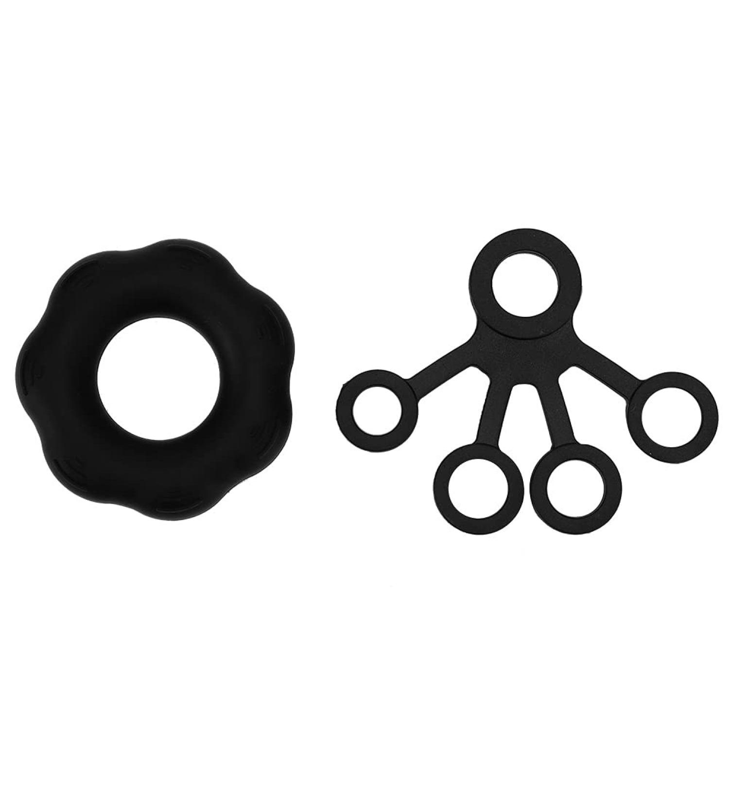 Finger Trainer Hand Strength Training Ring Expander Finger Pull Black - Buy Online on GoSupps.com