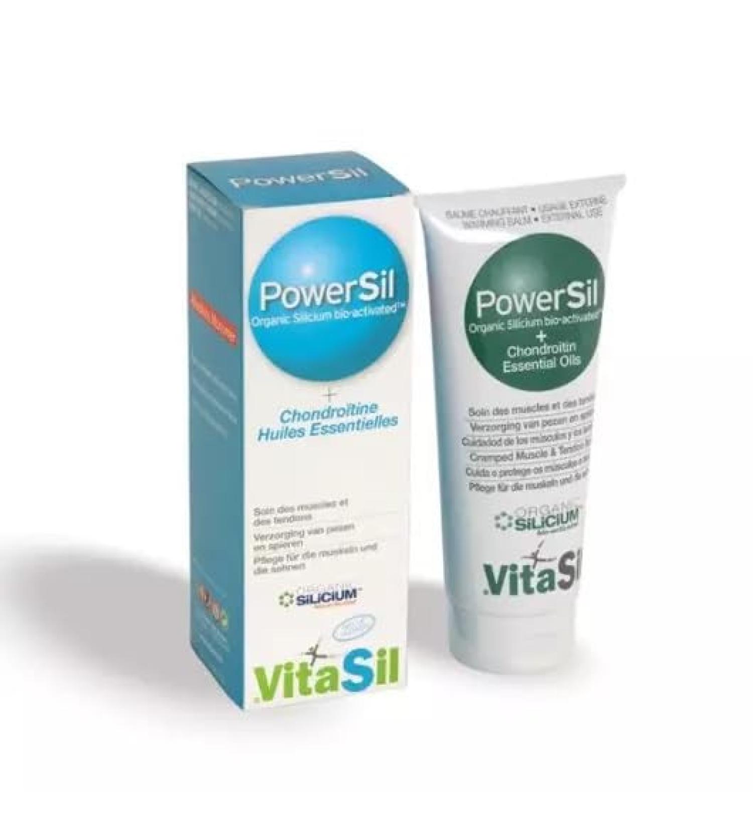 Vitasil - Powersil gel - 225 ml tubes - Le soutien des muscles et des tendons enrichi en chondro tin