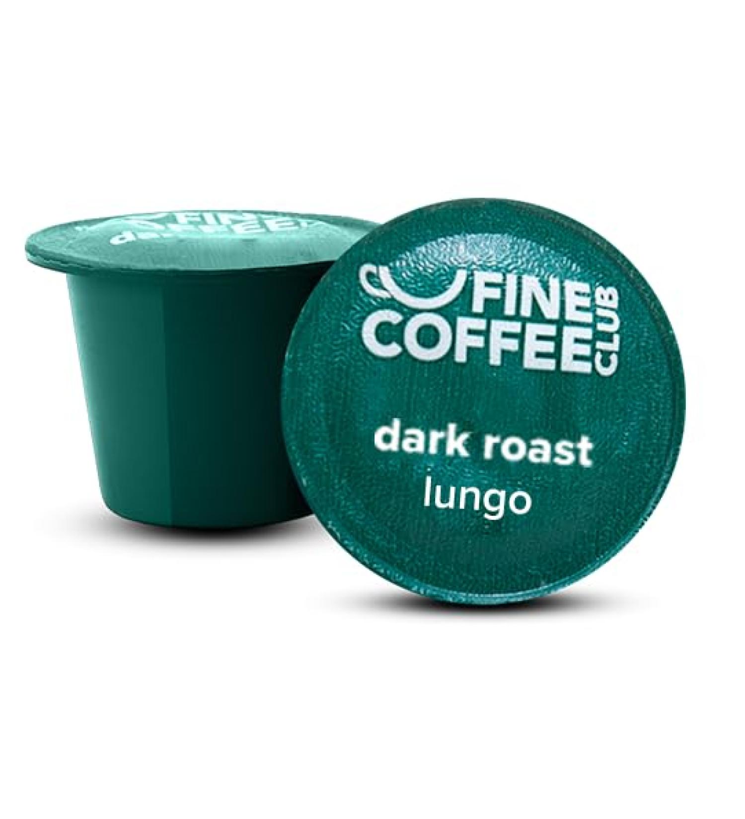 Fine Coffee Club - Dark Roast Lungo Capsules - Box of 10