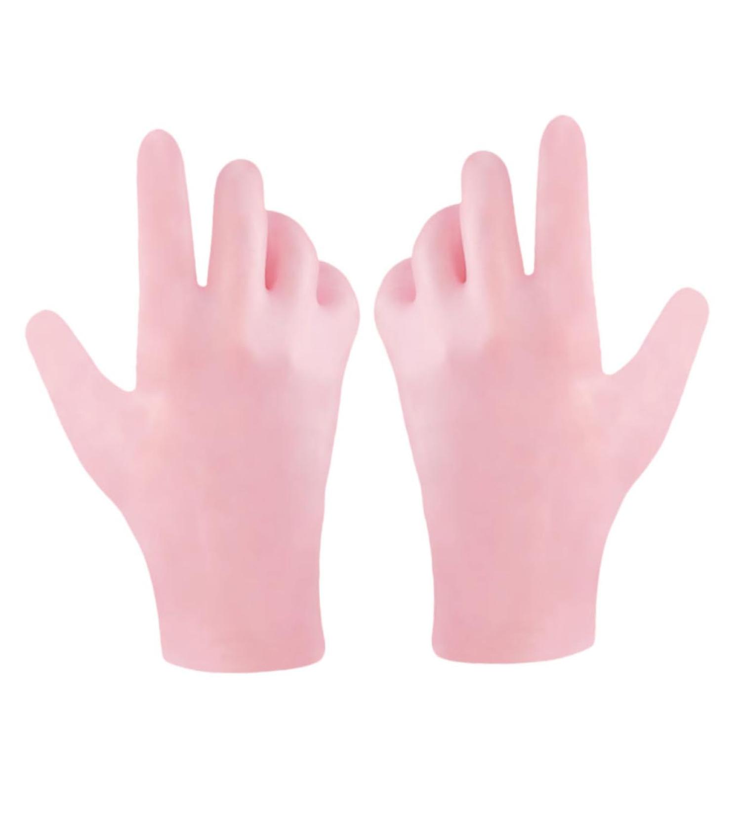 Housoutil 1 Pair Whitening Moisturizing Gloves Holly Headband Heel Moisturizing Gloves White Gloves Men Moisturizing Gloves for Women Dry Skin Gloves Sebs Sun Protection Pink - Buy Online on GoSupps.com