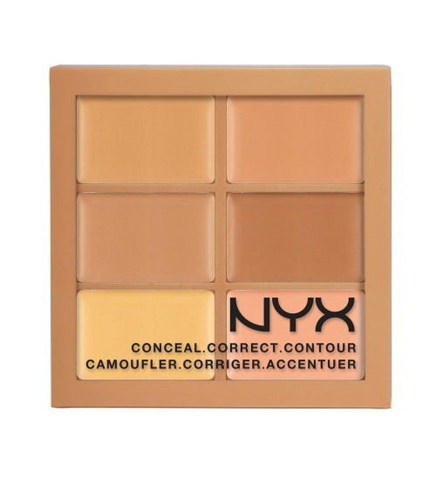 NYX Conceal Correct Contour Palette 3CP02 Medium - 0.05 oz - Buy Online on GoSupps.com