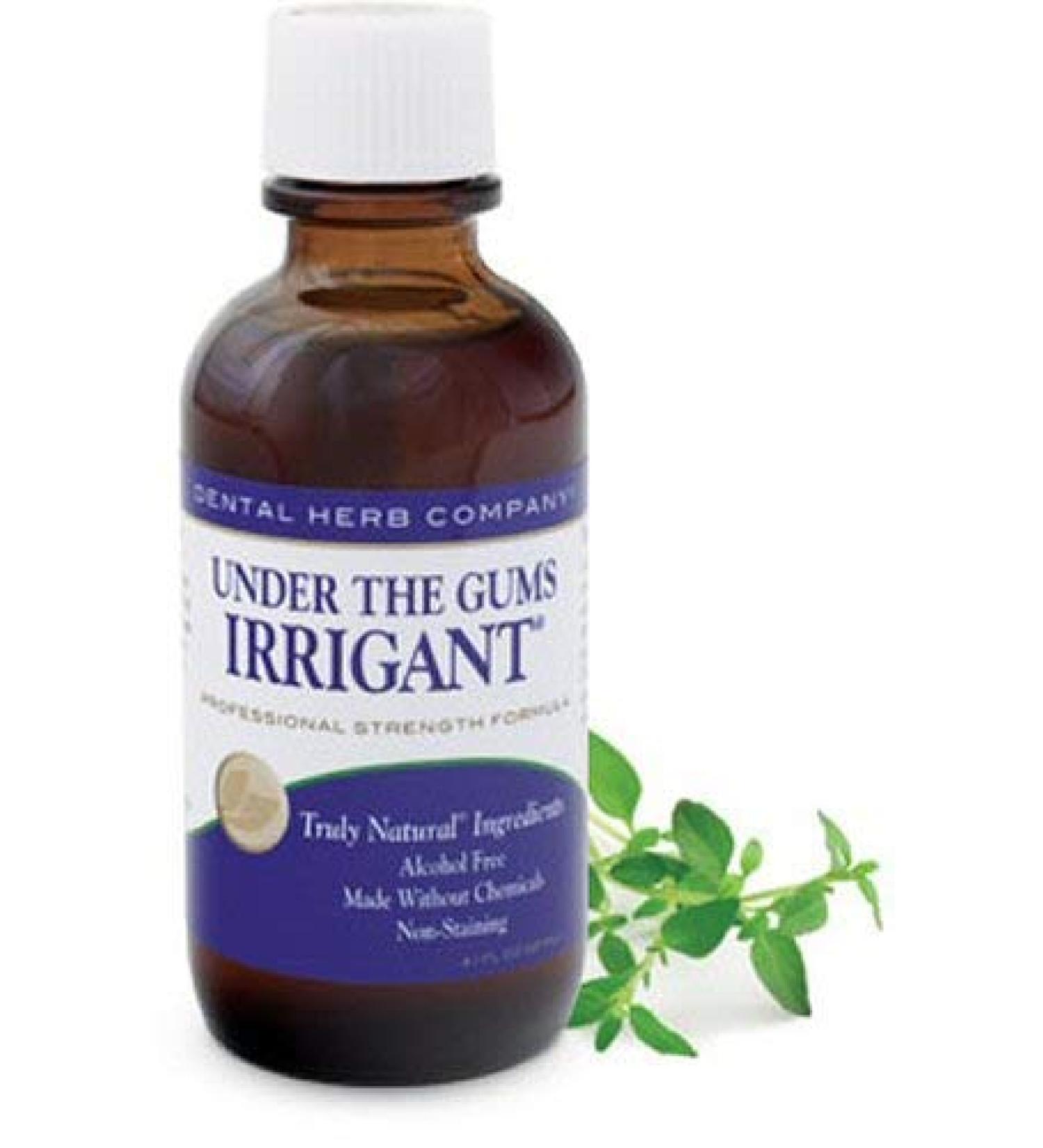Dental Herb Co. Under The Gums Irrigant Concentrate (4 oz.) - Oral Irrigator Solution - Buy Online on GoSupps.com